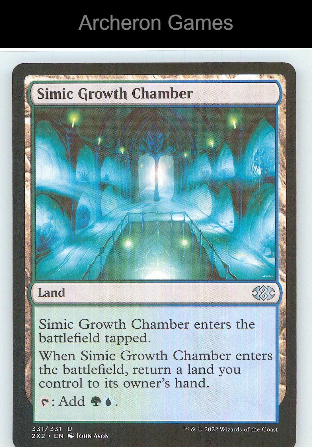 Simic Growth Chamber 2X2 331 UC MTG Card NM/EX+