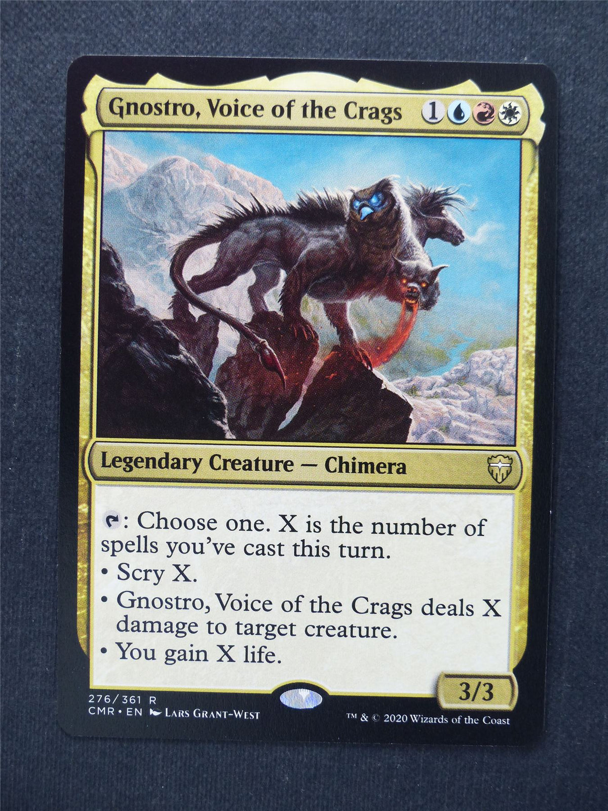 Gnostro Voice of the Crags - Commander Legends #JV