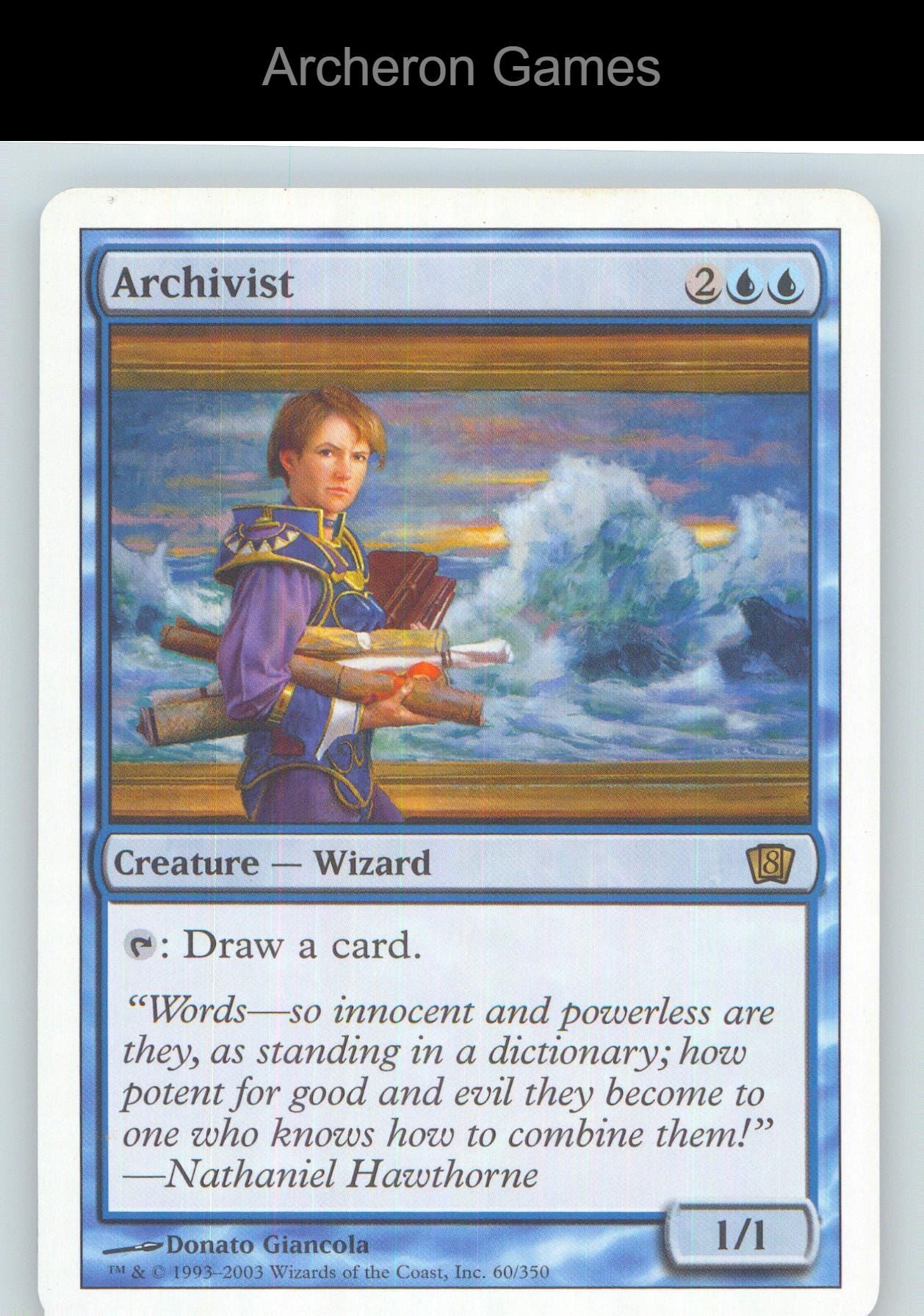 Archivist 8ED 60 R MTG Card NM/EX+