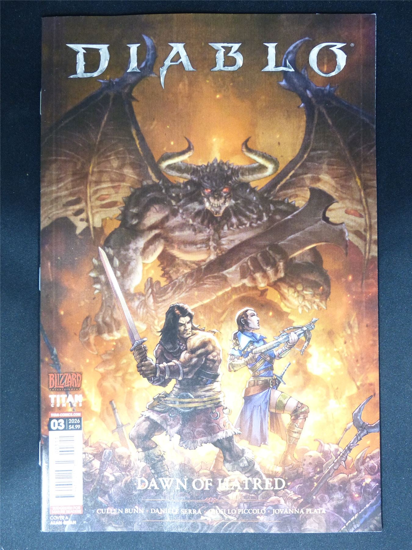 DIABLO: Dawn of Hatred #3 Cvr A - Jul 2026 Titan Comic #1VP