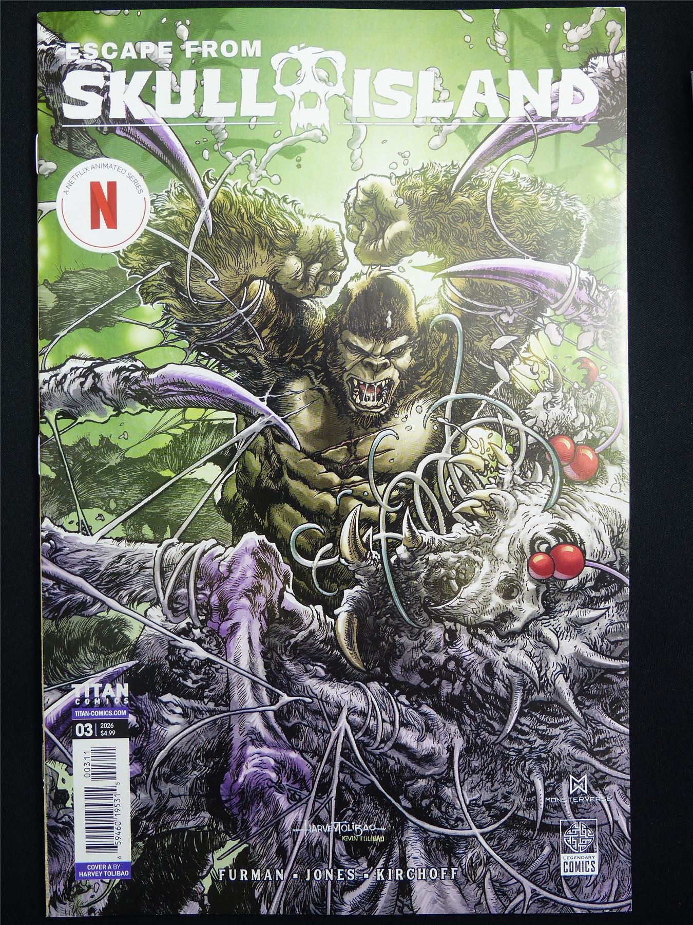 ESCAPE From Skull Island #3 Cvr A - Apr 2026 Titan Comic #4TL