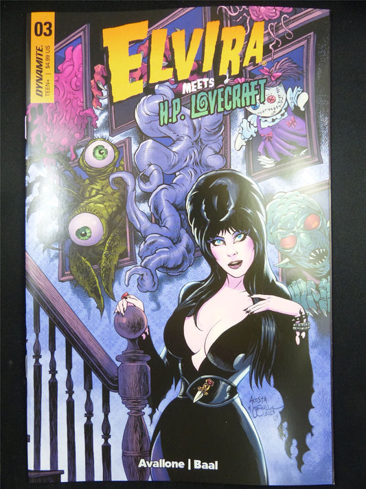 ELVIRA Meets H.P. Lovecraft #3 - Apr 2024 Dynamite Comic #598