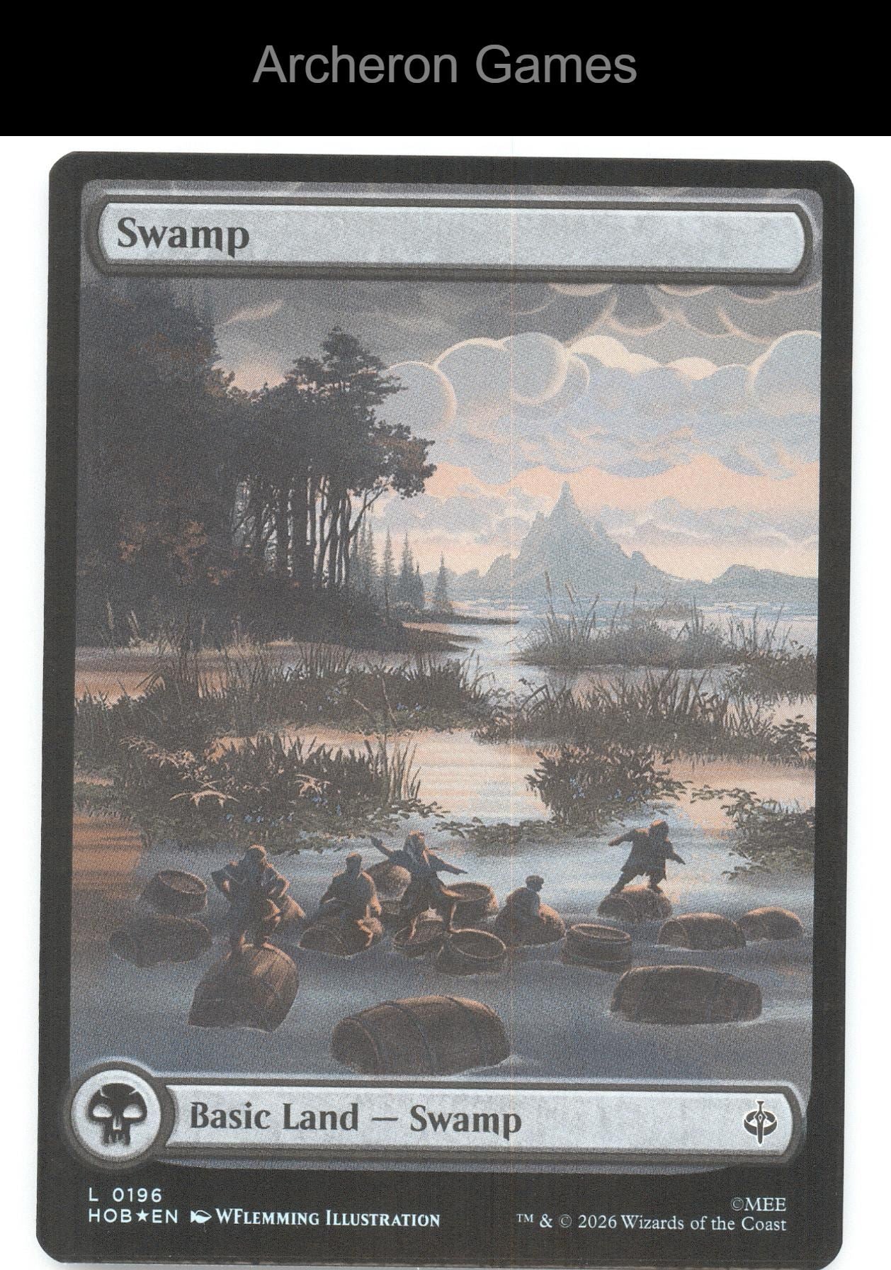 Swamp (0196) HOB 196 Land MTG Card The Hobbit
