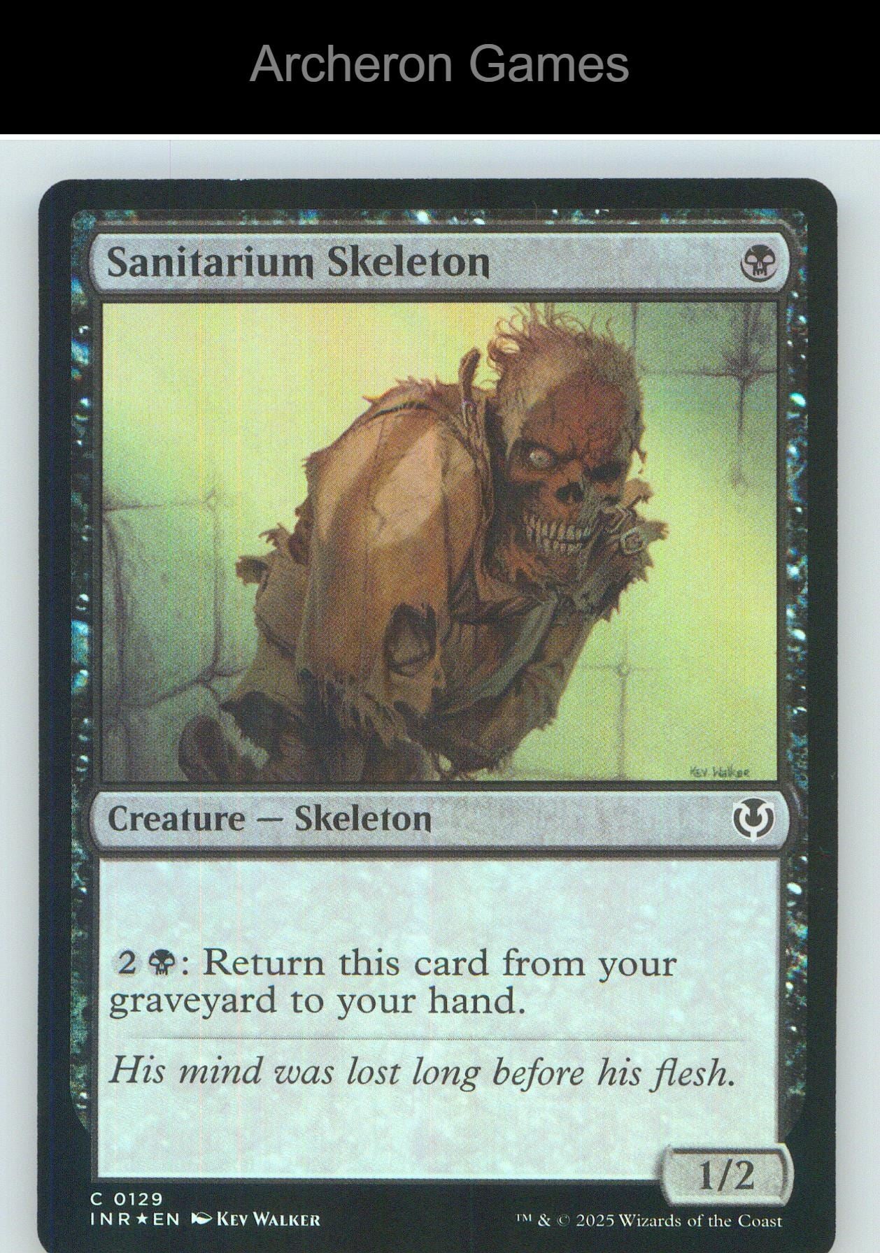 Sanitarium Skeleton INR 129 C MTG Card NM/EX+ Foil