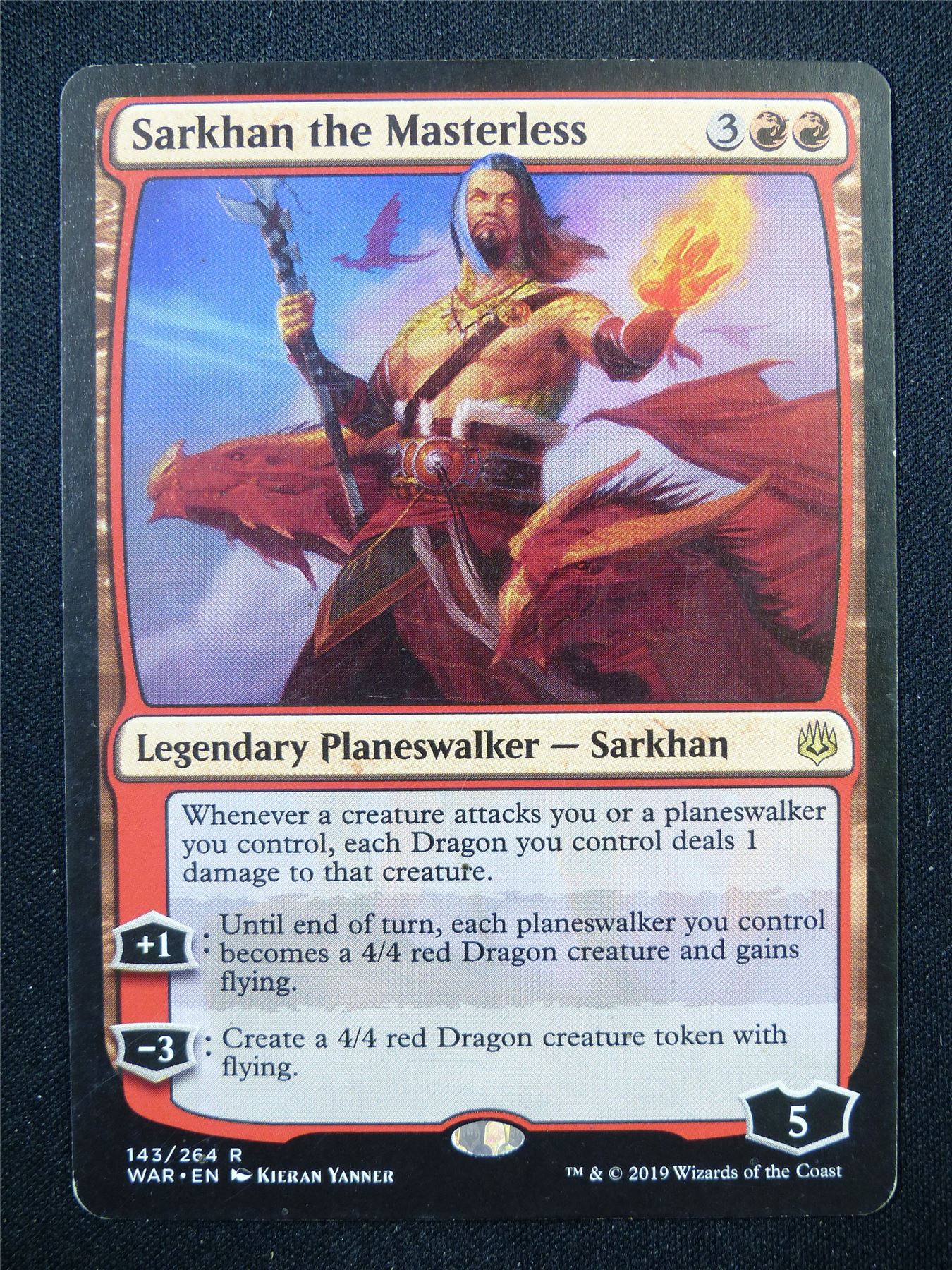 mtg sarkhan cards Forgotten $0.22 Planeswalker Creates Bizarre Infinite draw two additional cards and At the beginning of your end step Sarkhan's Dragonfire