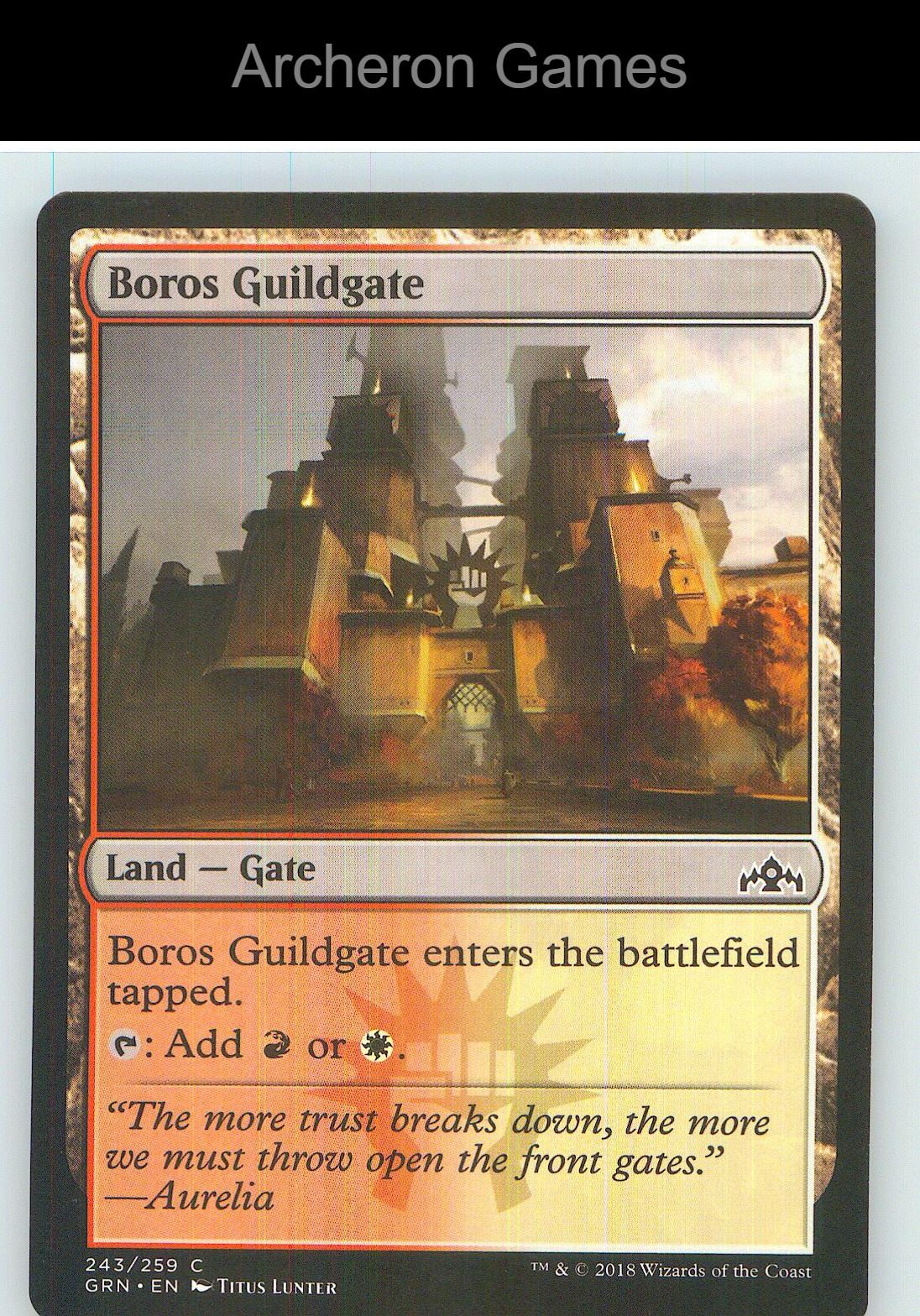 Boros Guildgate (243) GRN 243 C MTG Card NM/EX+