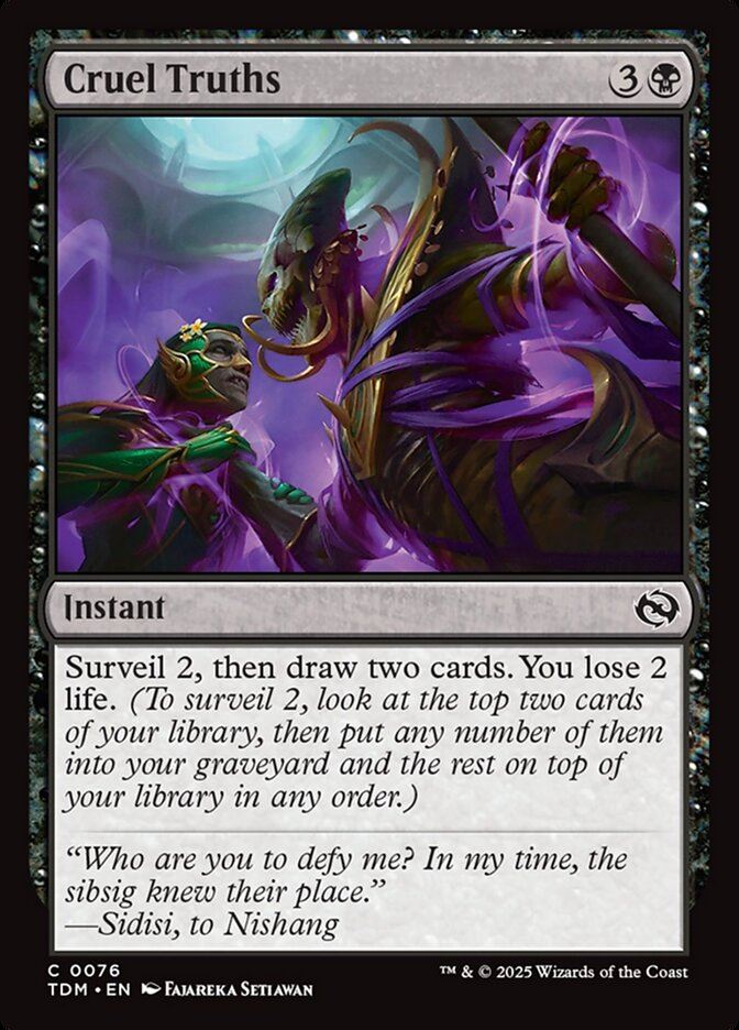 Cruel Truths - Tarkir: Dragonstorm tdm