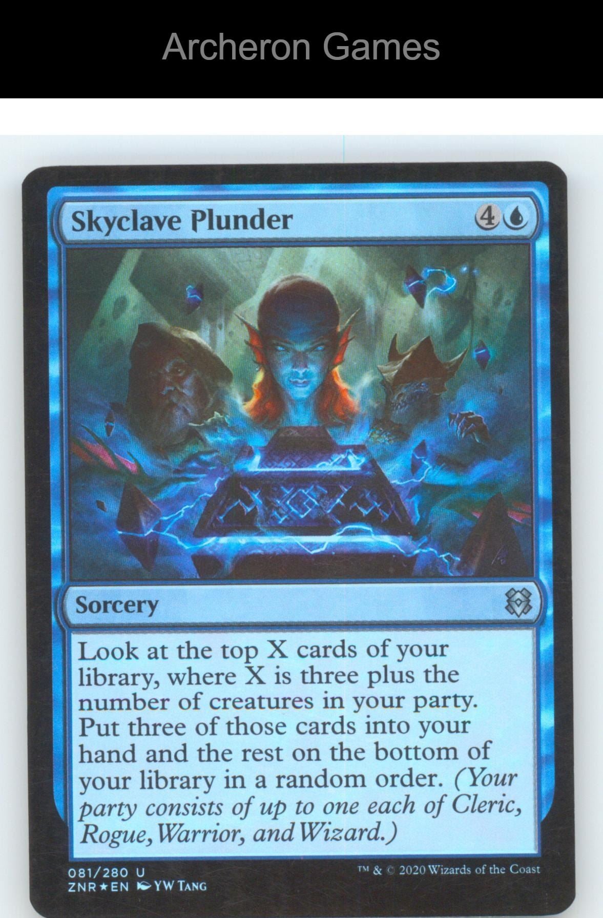 Skyclave Plunder ZNR 81 UC MTG Card Zendikar Rising Foil