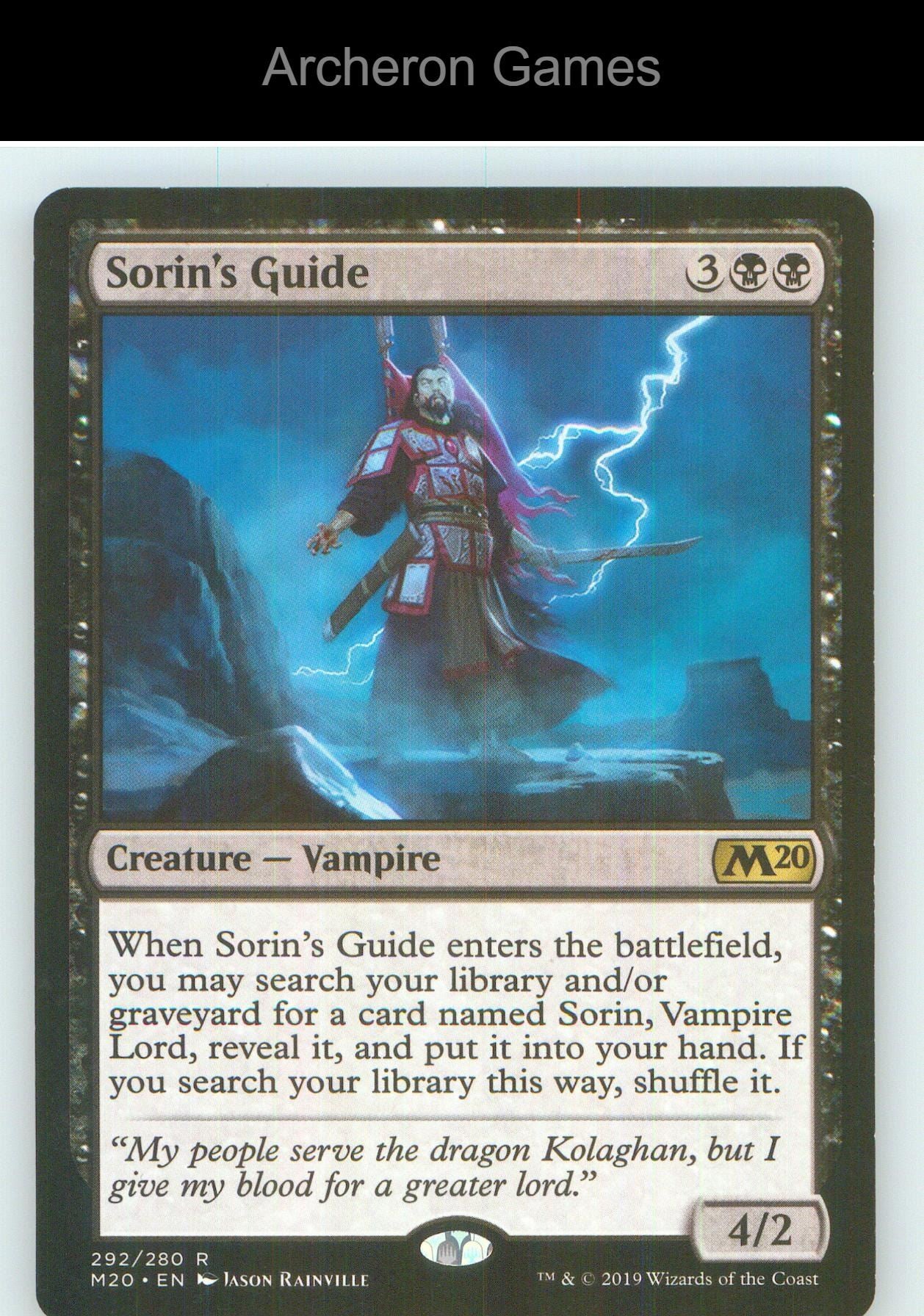 Sorin's Guide M20 292 R MTG Card NM/EX+