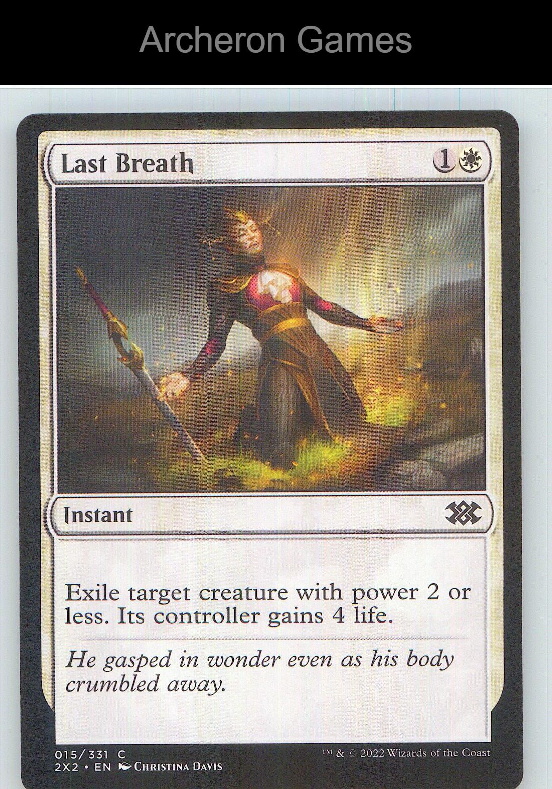 Last Breath 2X2 15 C MTG Card NM/EX+
