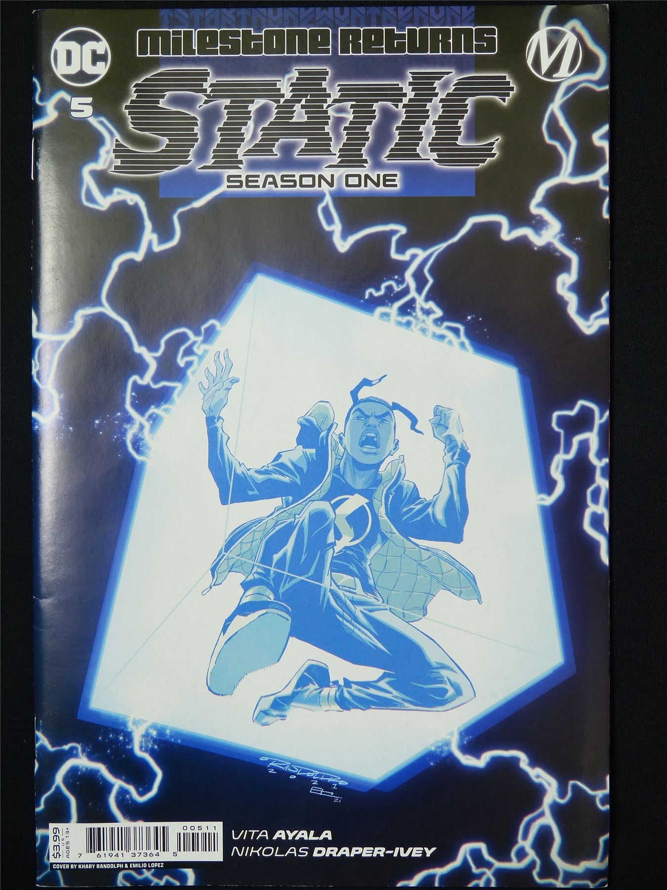 STATIC Season One #5 - B&B DC Comic #7ZU