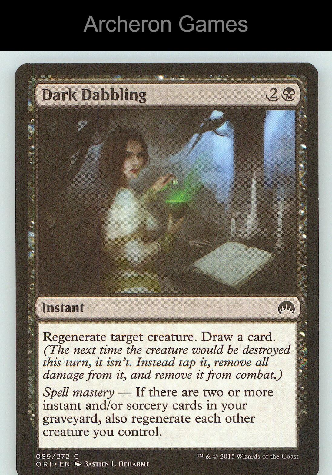 Dark Dabbling ORI 89 C MTG Card NM/EX+