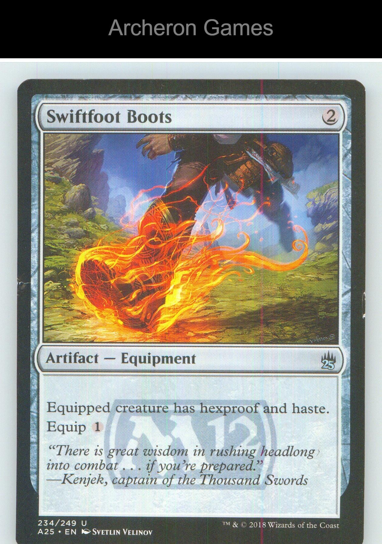 Swiftfoot Boots A25 234 UC MTG Card NM/EX+
