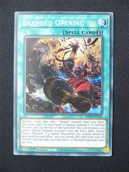 Branded Opening MP22 Secret Rare - 1st ed Yugioh Card #5SA