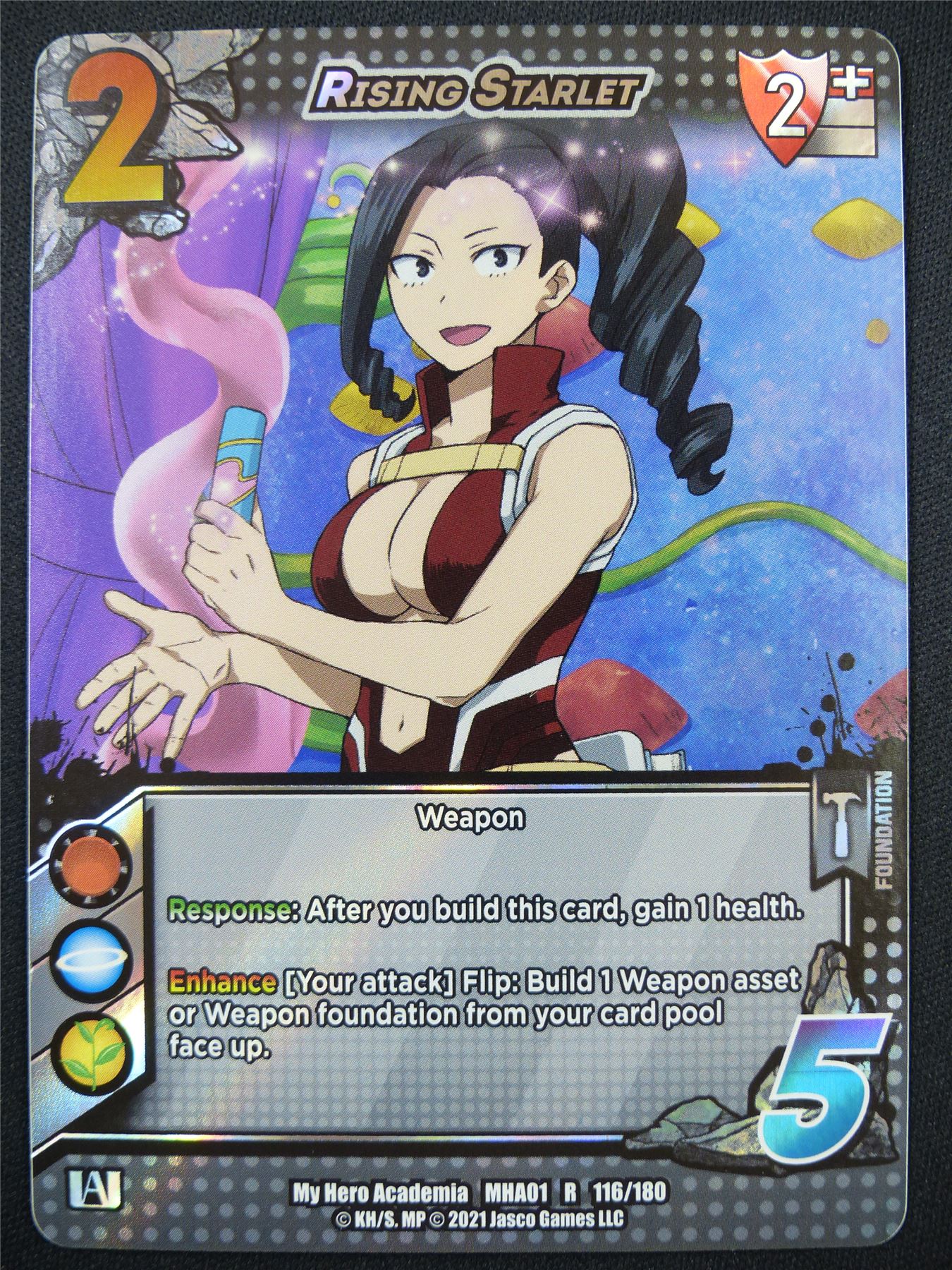 Rising Starlet MHA01 116/180 Foil - My Hero Academia Card #5JN