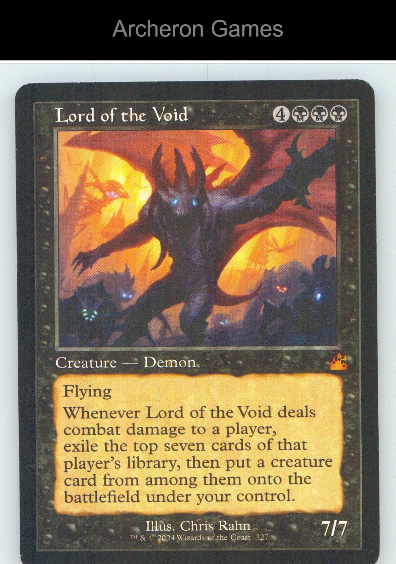 Lord of the Void (Retro Frame) RVR 327 Mythic MTG Card NM/EX+