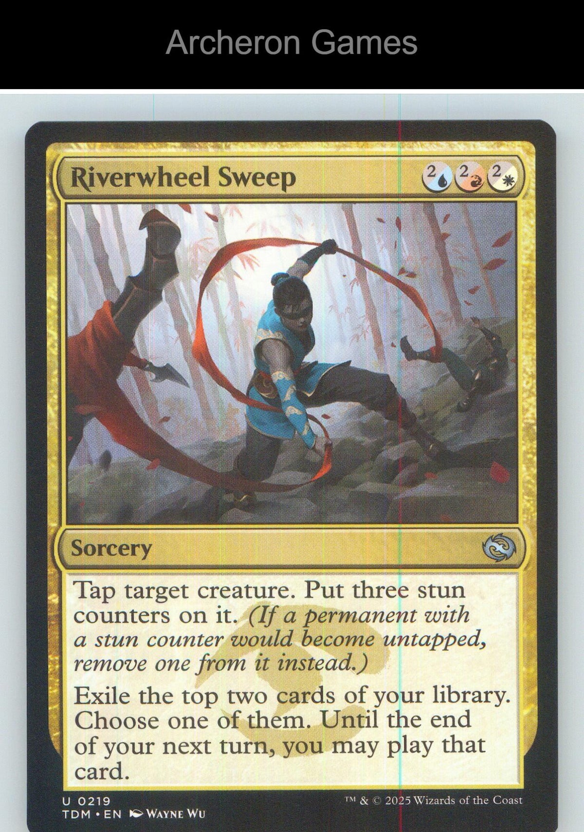 Riverwheel Sweep TDM 219 UC MTG Card NM/EX+