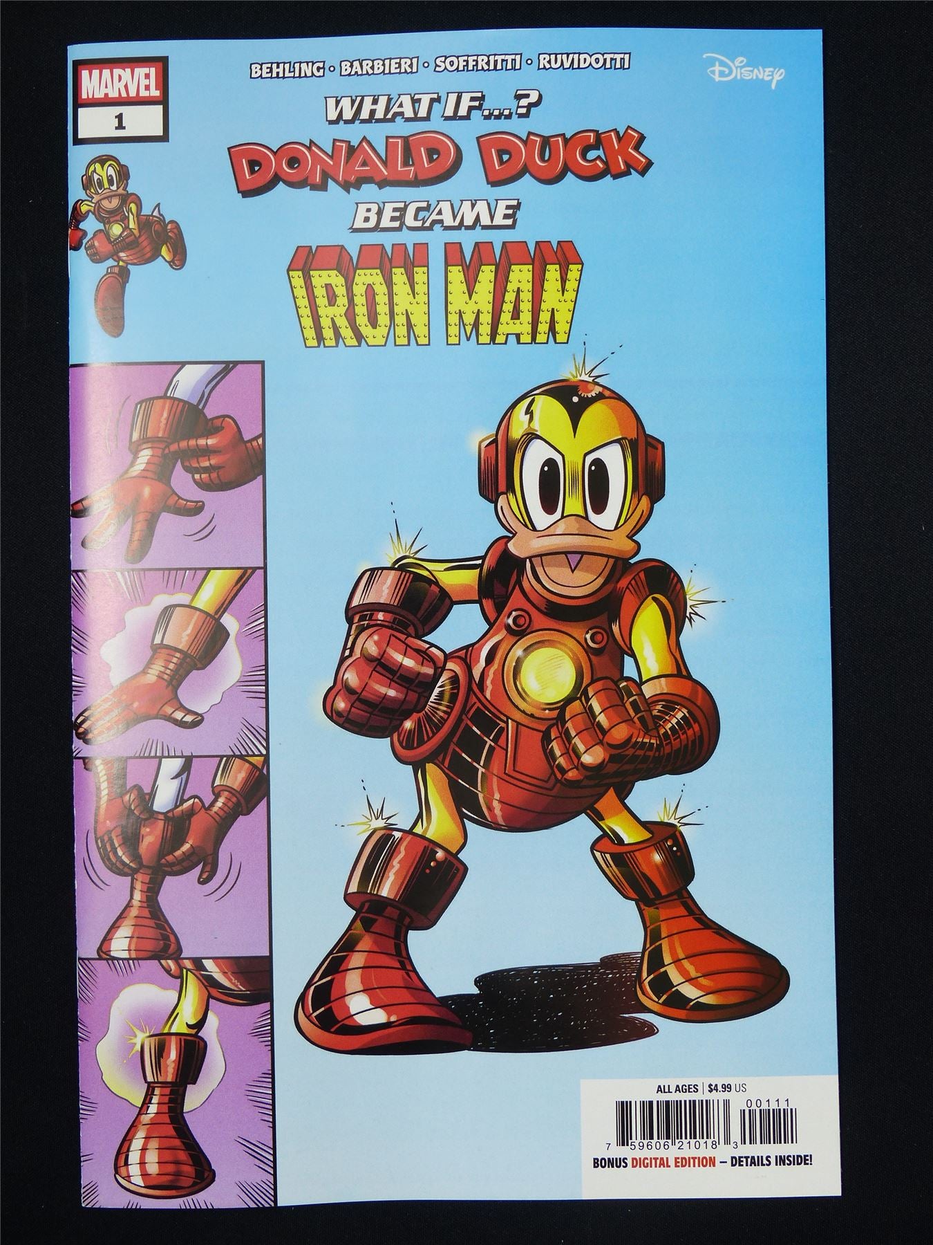 WHAT If? Donald Duck Became Iron Man #1 - Jul 2025 Marvel Comic #TU