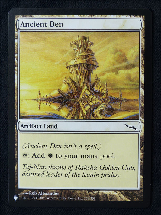 Ancient Den - MRD - Mtg Card #19