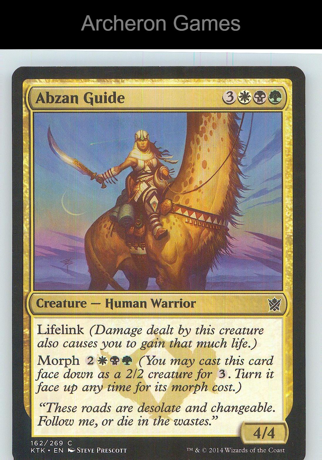 Abzan Guide KTK 162 C MTG Card NM/EX+