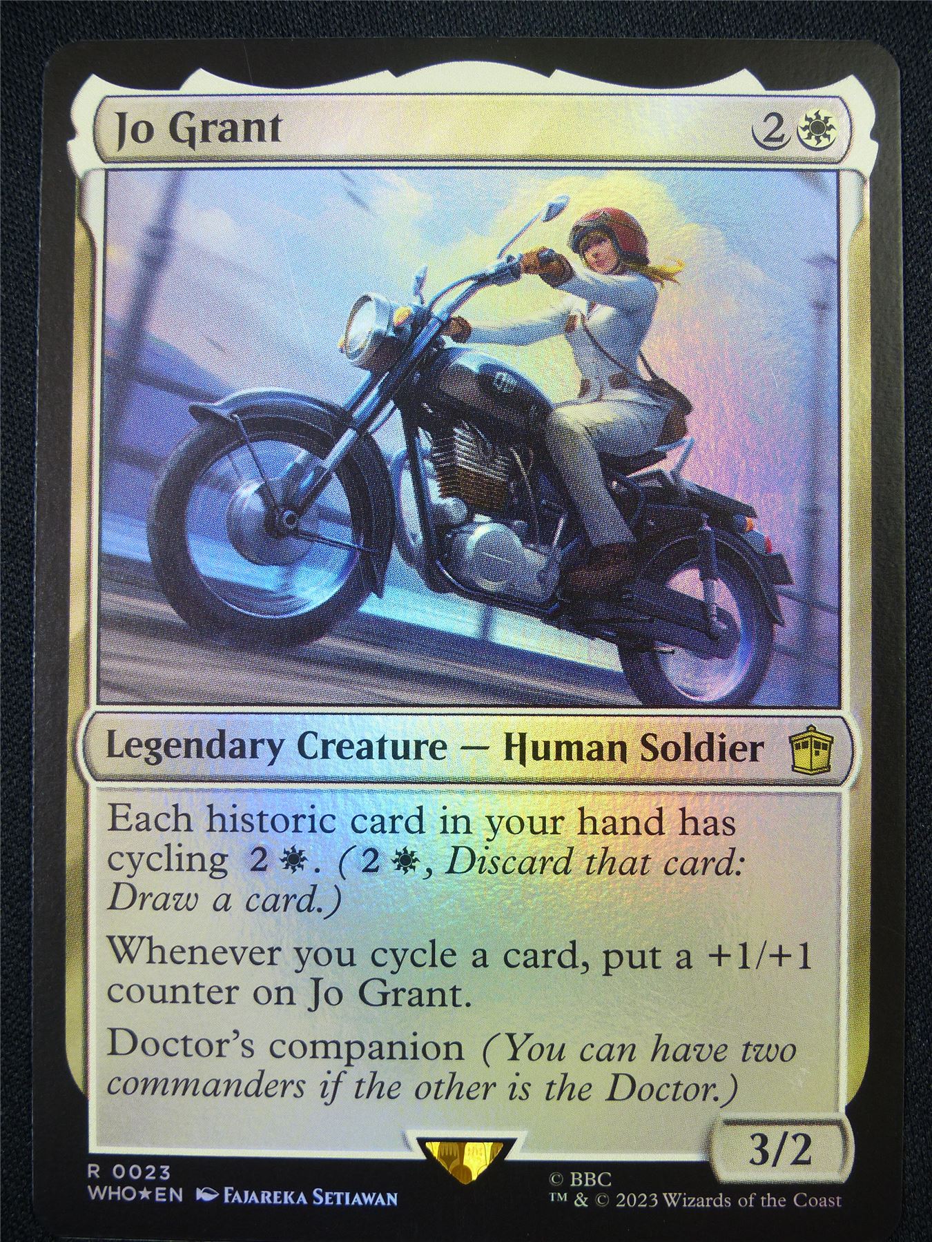 Jo Grant Foil - WHO - Mtg Card #A7