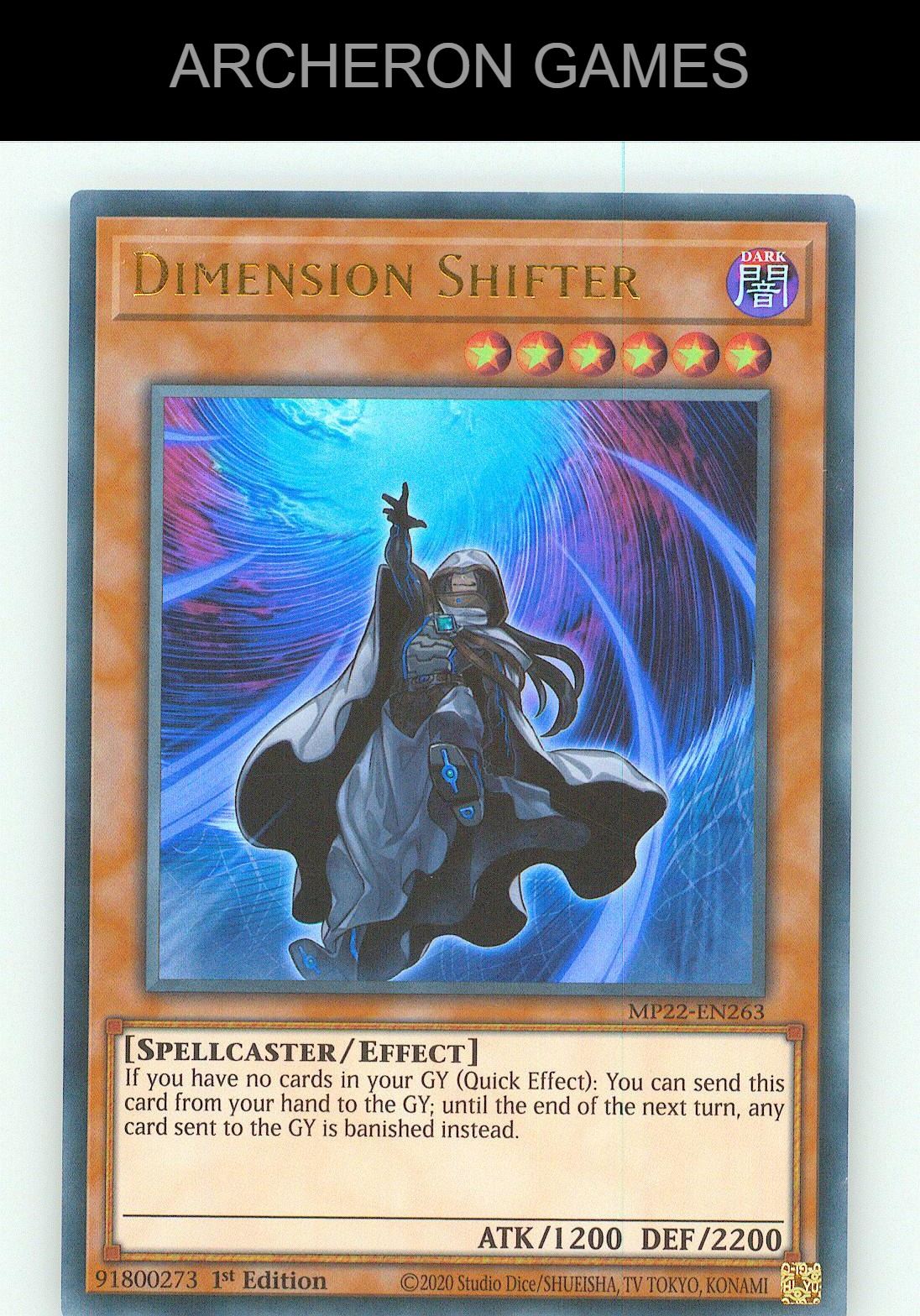 Dimension Shifter UR YUGIOH Card 1st Edition