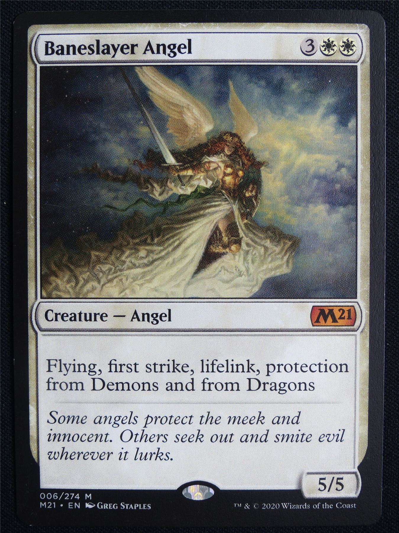 Baneslayer Angel - M21 - Mtg Card #5NB