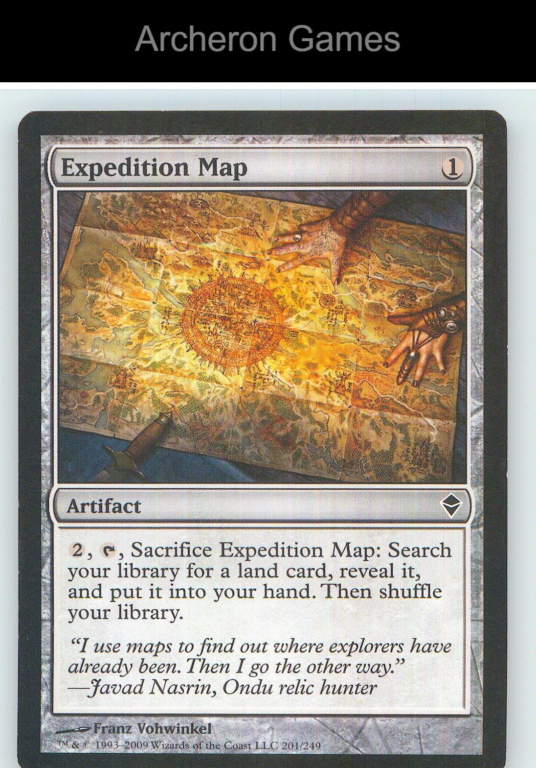 Expedition Map ZEN 201 C MTG Card NM/EX+