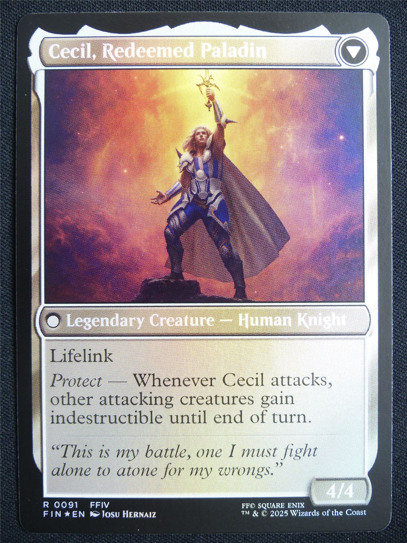 Cecil Dark Knight Foil - FIN - Mtg Card #246