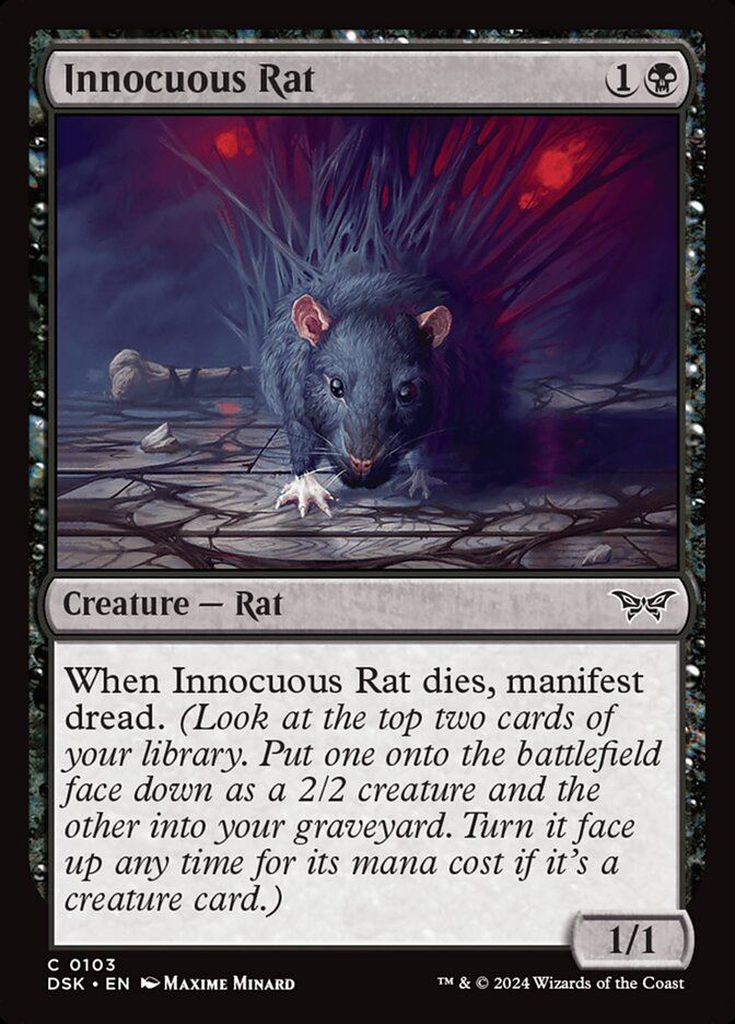 Innocuous Rat - Duskmourn: House of Horror dsk