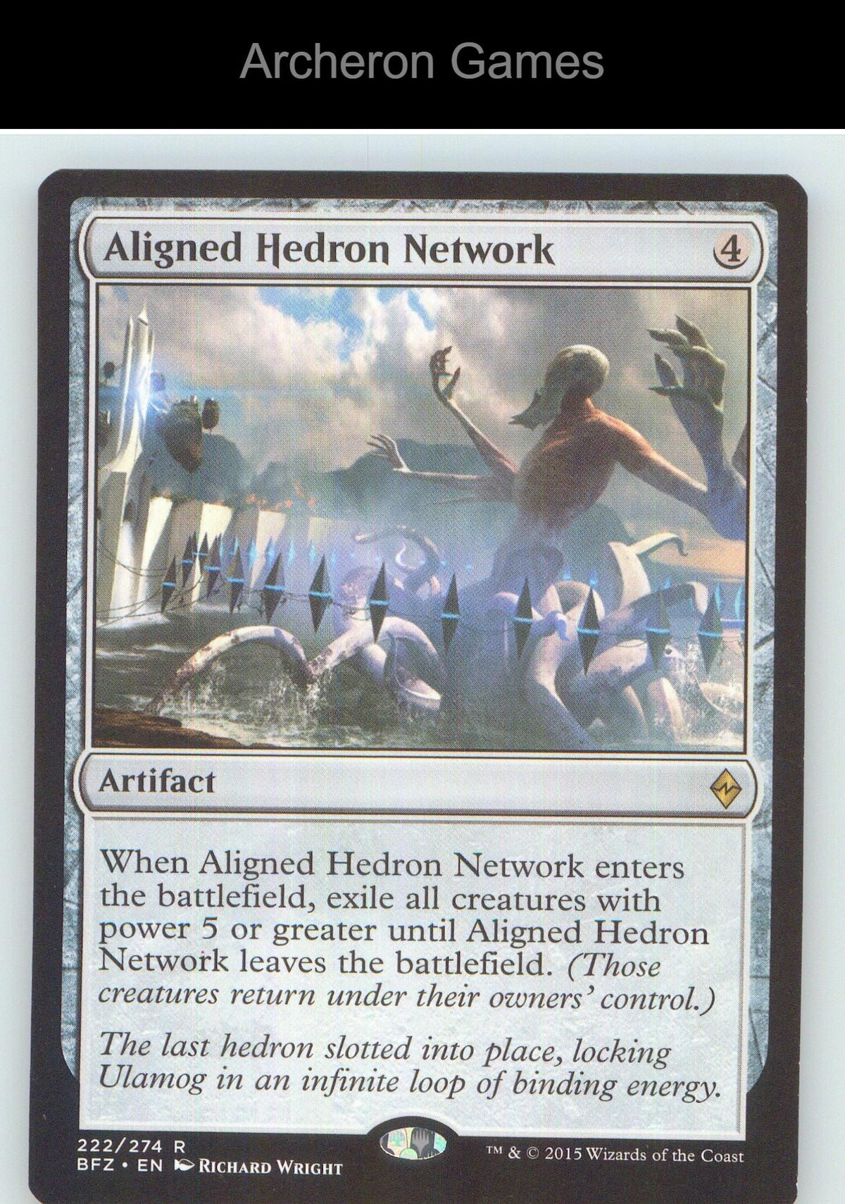 Aligned Hedron Network BFZ 222 R MTG Card NM/EX+