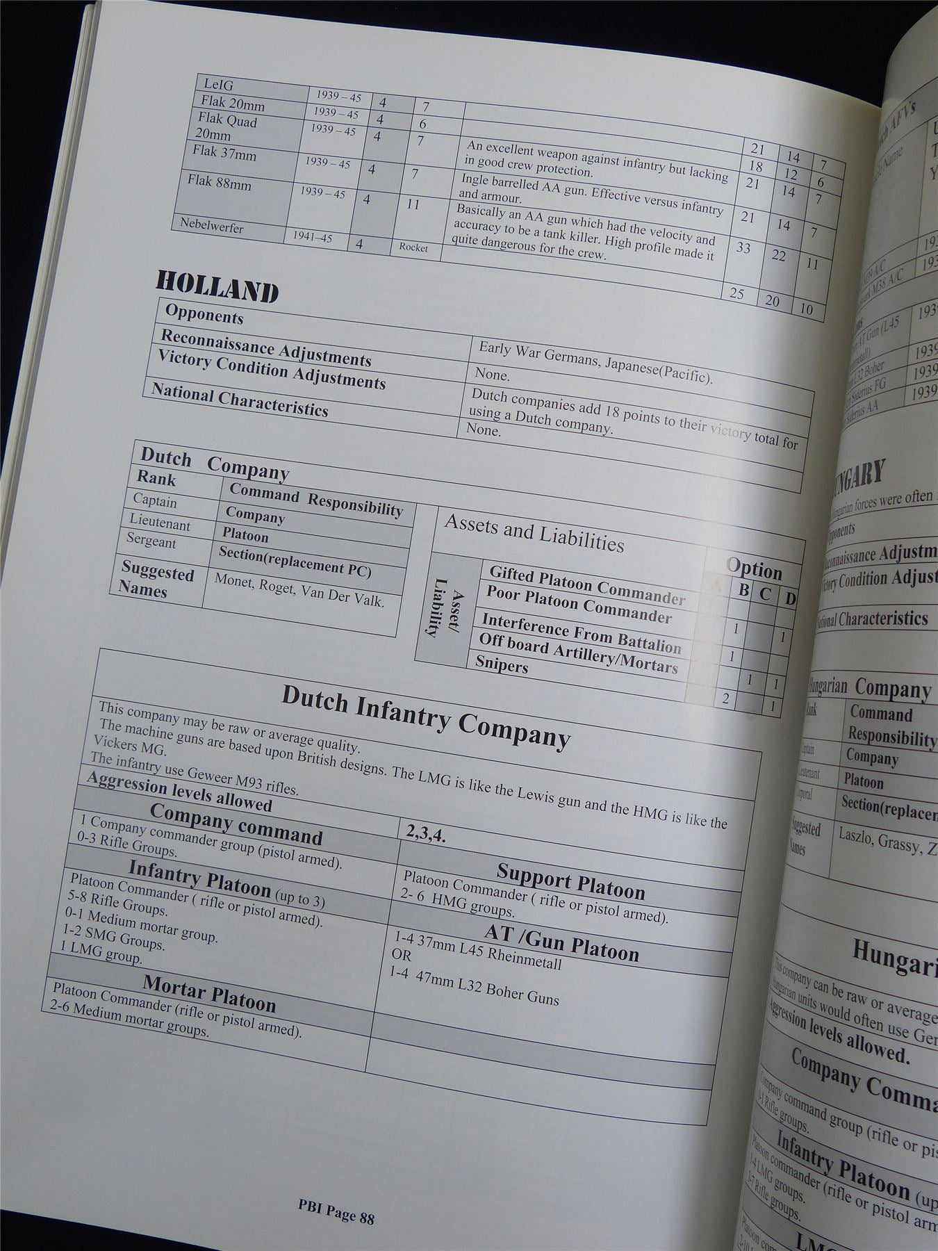 Poor Bloody Infantry: Company Level Combat in WW2 Miniatures Rulebook #2RZ
