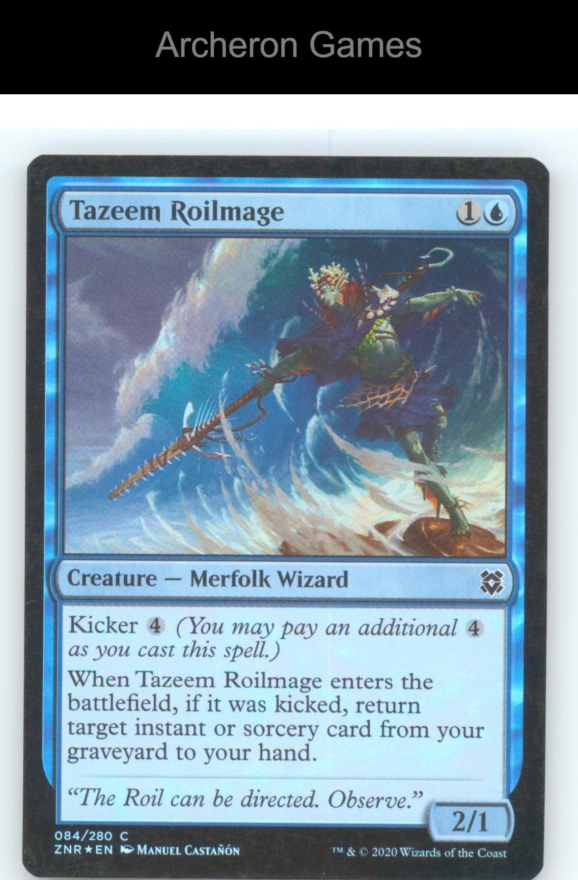 Tazeem Roilmage ZNR 84 C MTG Card Zendikar Rising Foil