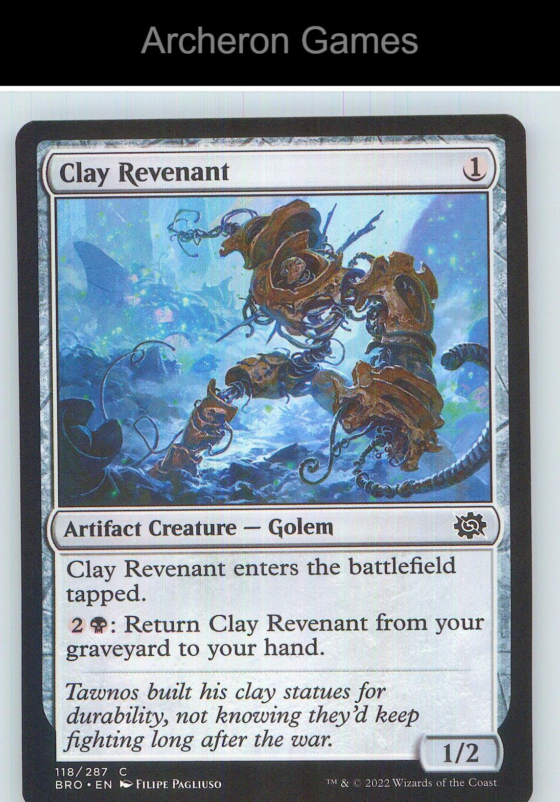 Clay Revenant BRO 118 C MTG Card NM/EX+