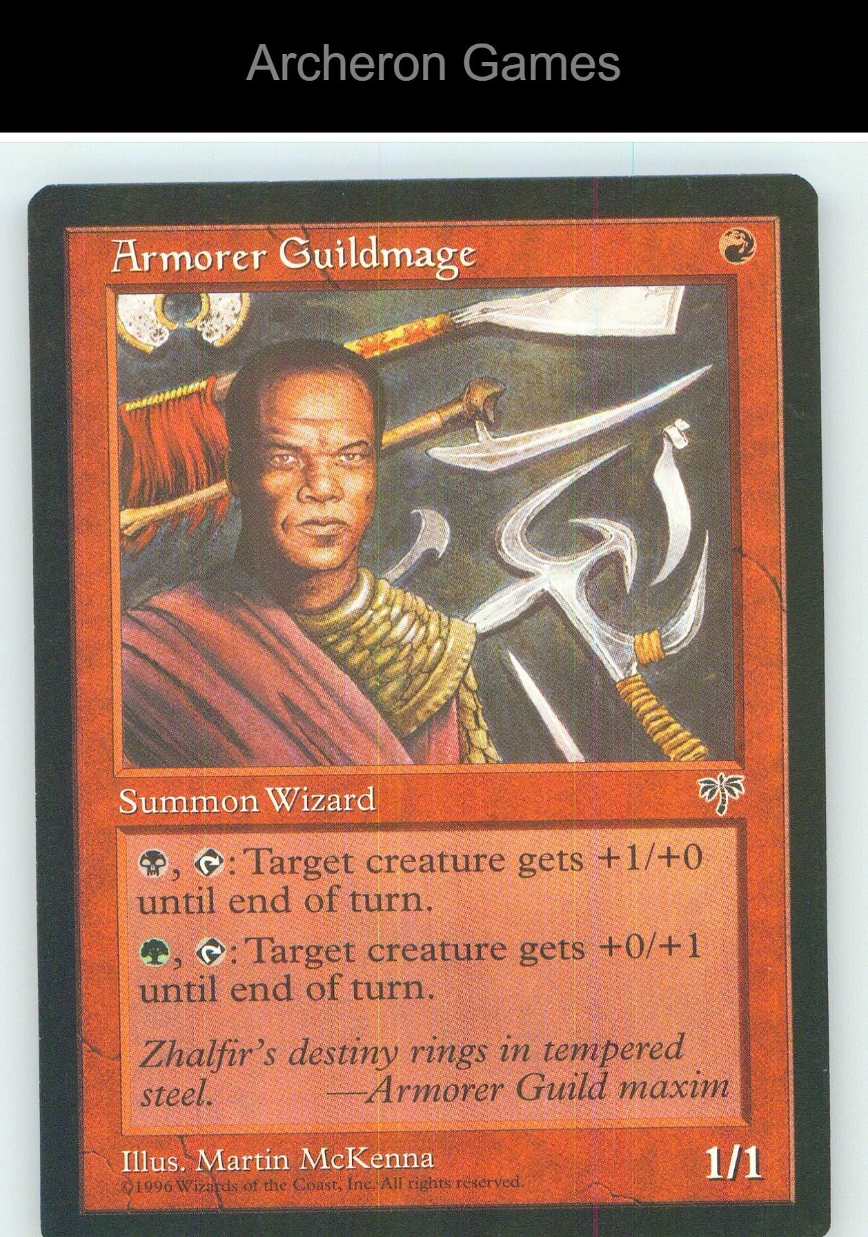 Armorer Guildmage MIR C MTG Card NM/EX+