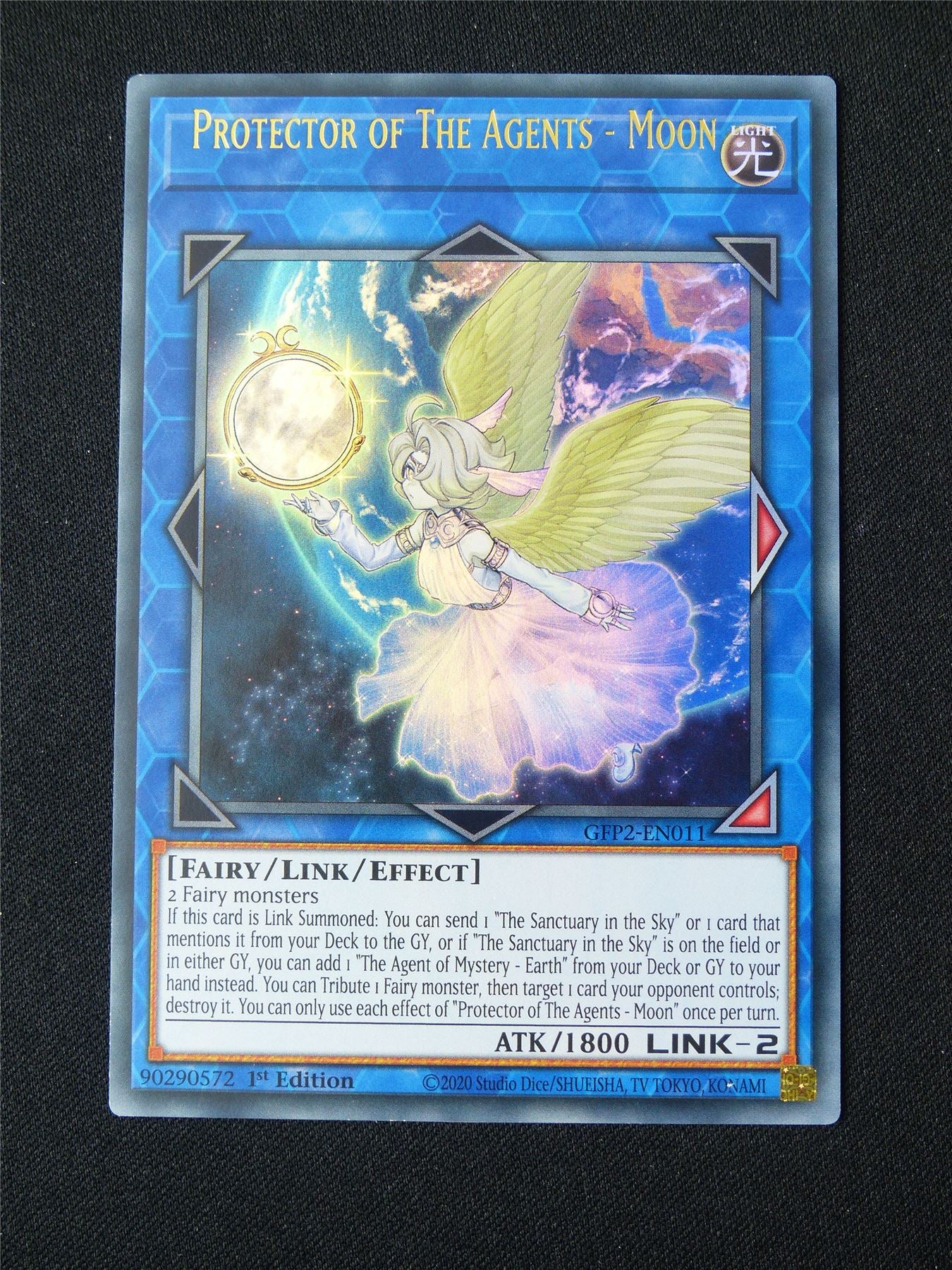 Protector of the Agents - Moon GFP2 Ultra Rare misprint - 1st ed Yugioh Card #1UY
