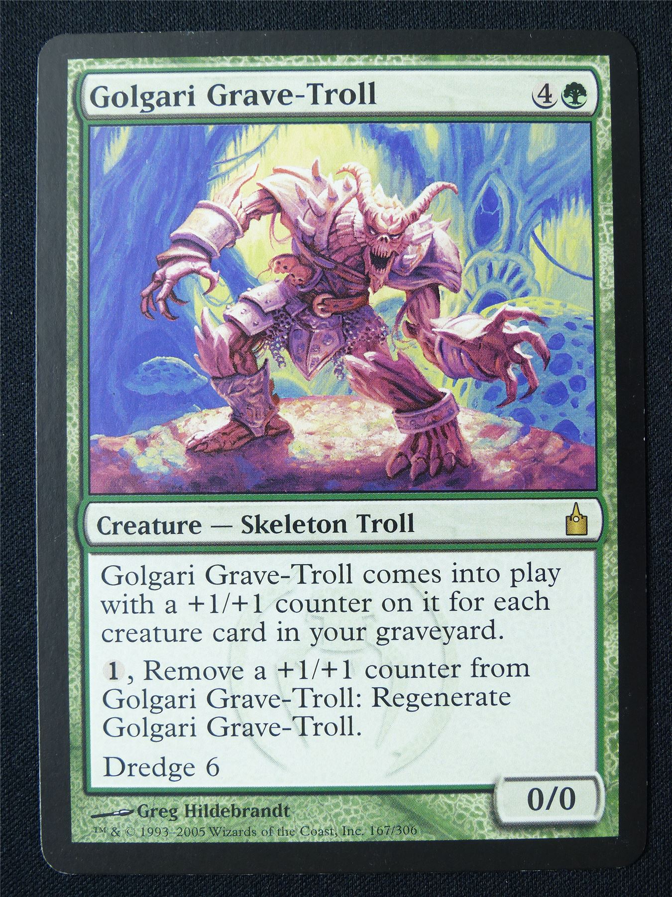 Golgari Grave-Troll - RAV - Mtg Card #1QD