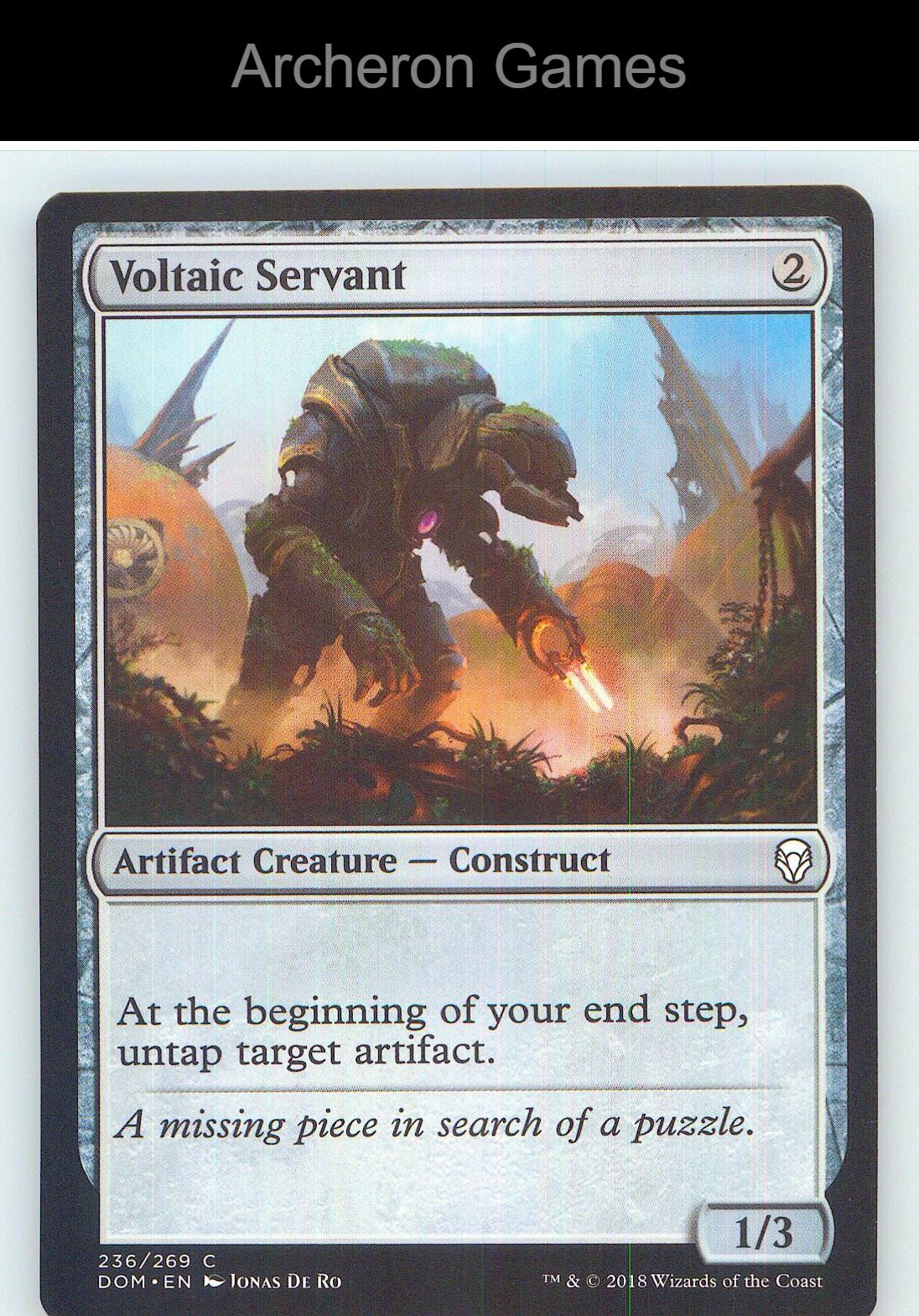 Voltaic Servant DOM 236 C MTG Card NM/EX+