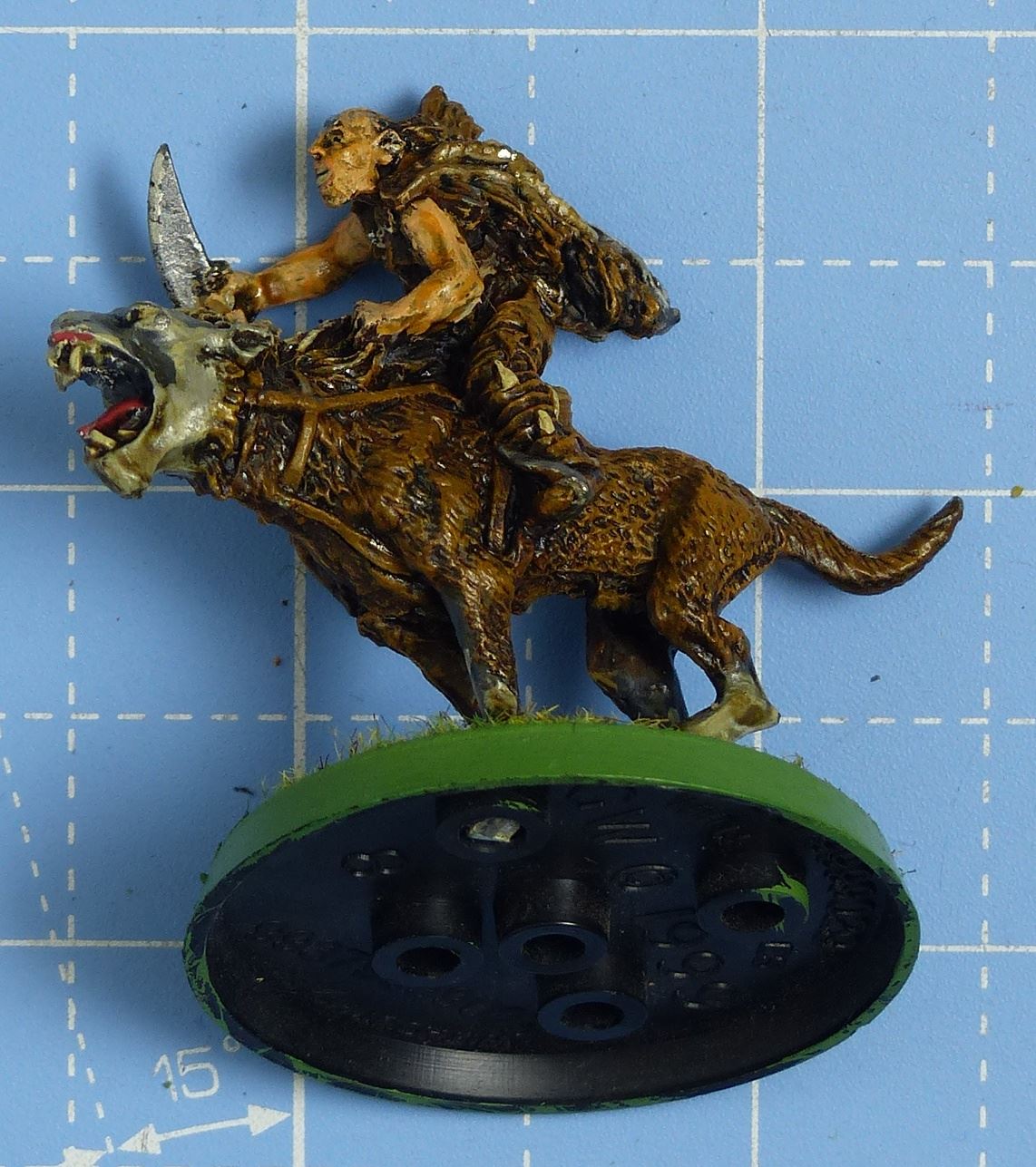 Classic Metal Orc Warg Rider OOP - Lord of the Rings Warhammer #35R