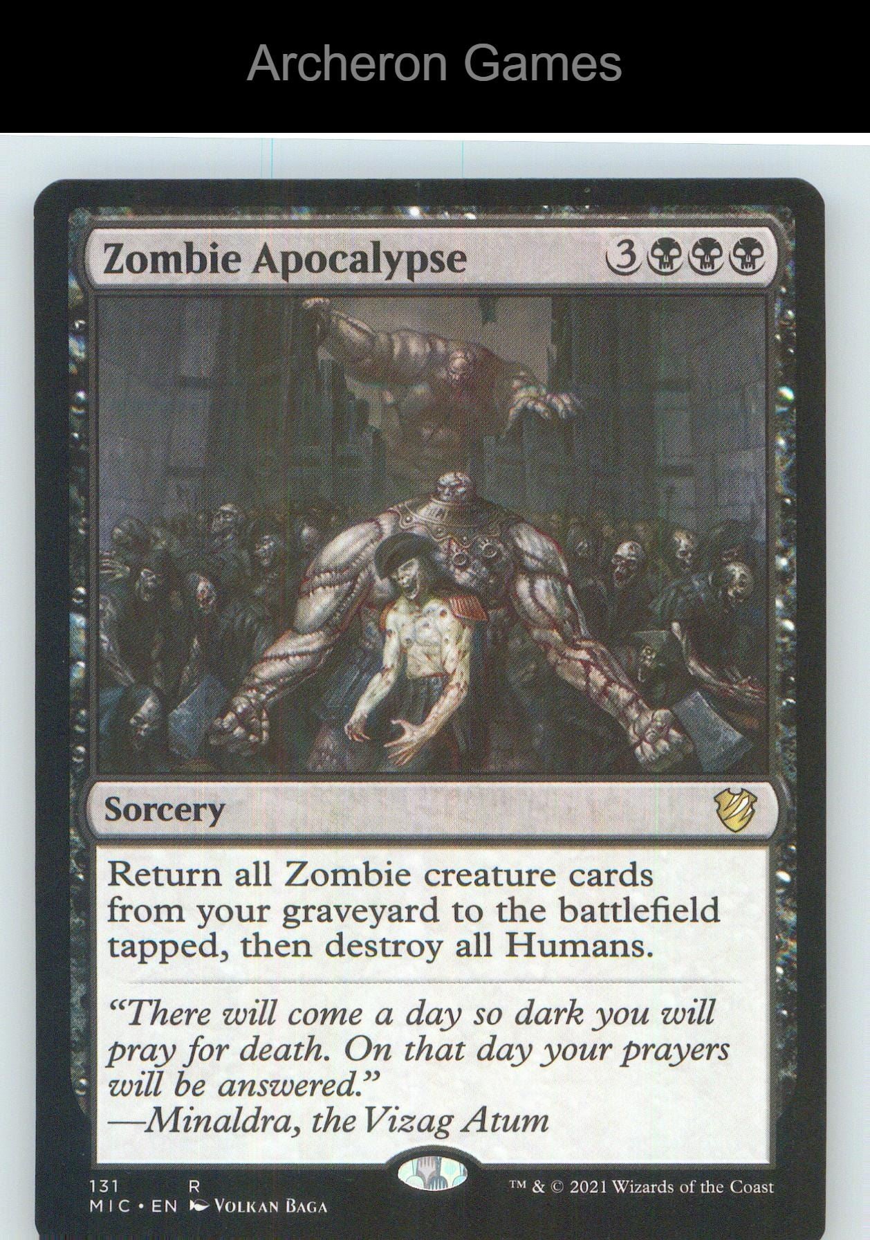Zombie Apocalypse MIC 131 R MTG Card NM/EX+