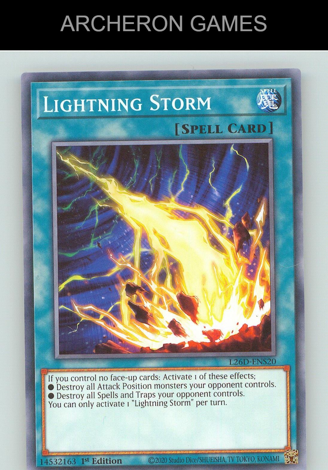 Lightning Storm C YUGIOH Card 1st Edition