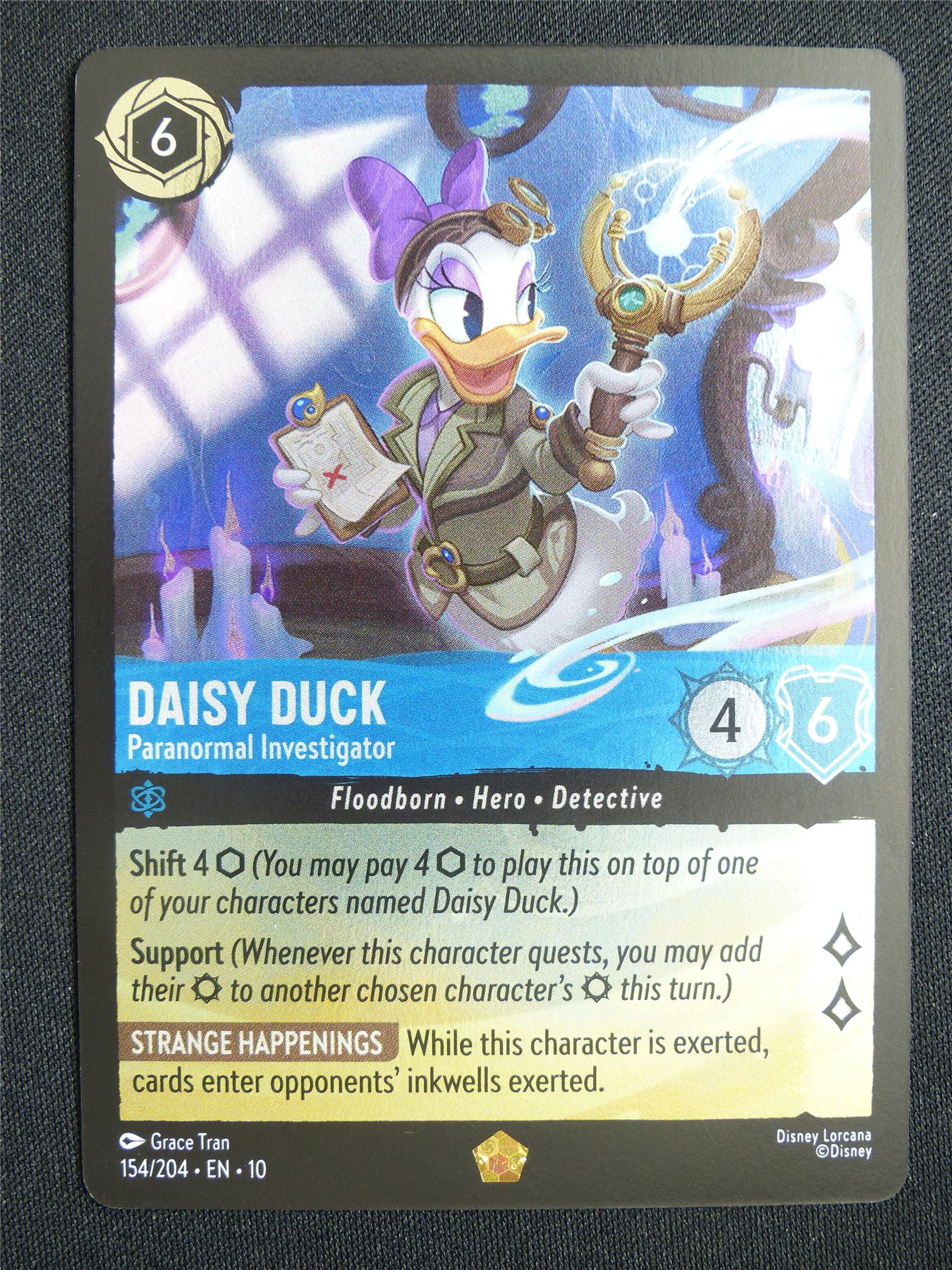 Daisy Duck Paranormal Investigator 154/204 Foil - Lorcana Card #144