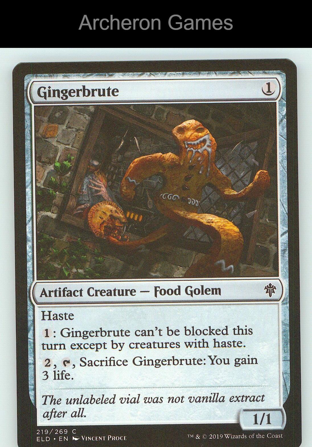 Gingerbrute ELD 219 C MTG Card NM/EX+