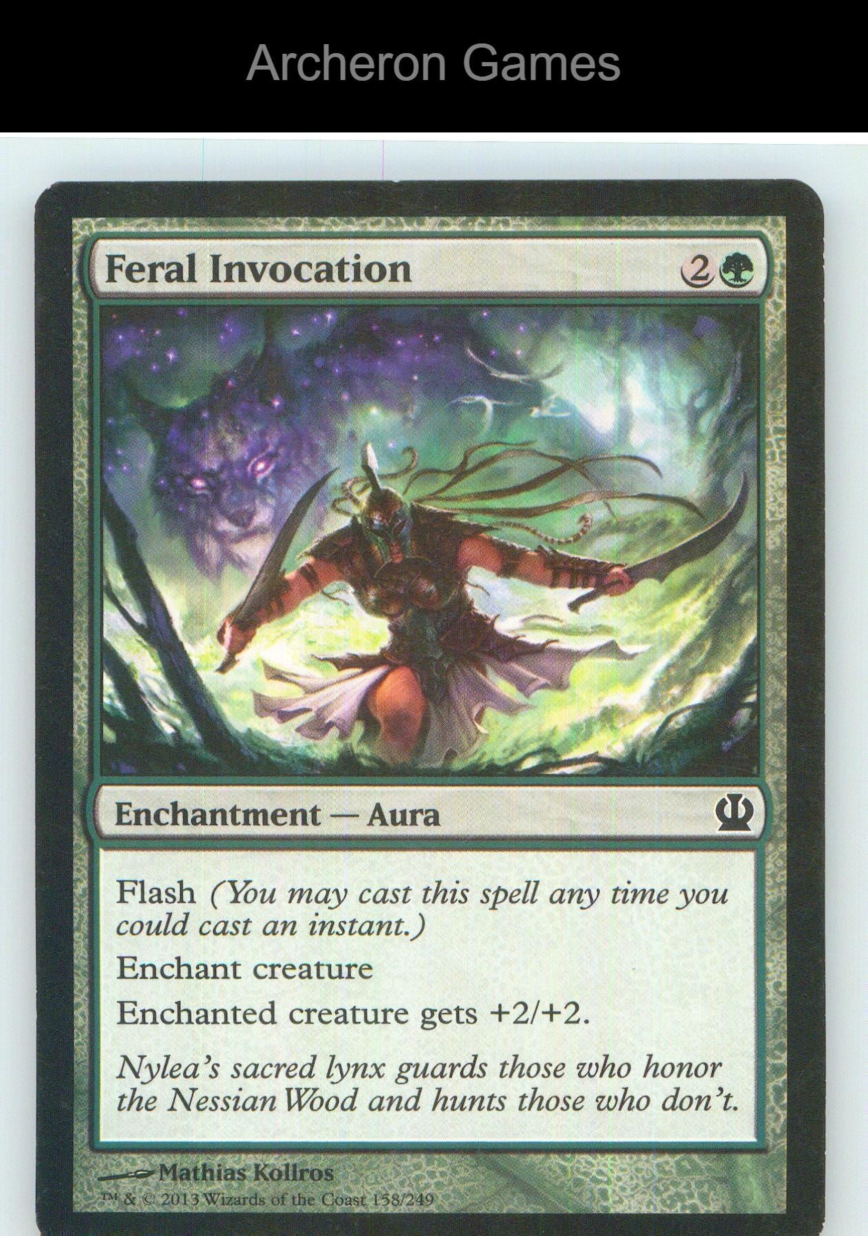 Feral Invocation THS 158 C MTG Card NM/EX+