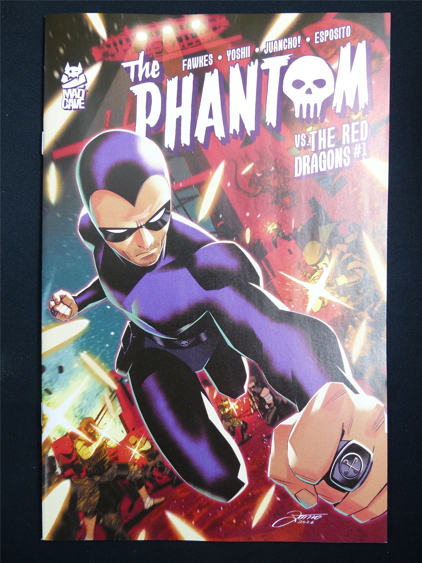 The PHANTOM vs the Red Dragon #1 Cvr A - Jun 2026 Mad Cave Comic #1EG
