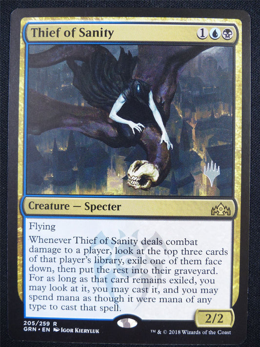 Thief of Sanity promo stamped - GRN - Mtg Card #12F