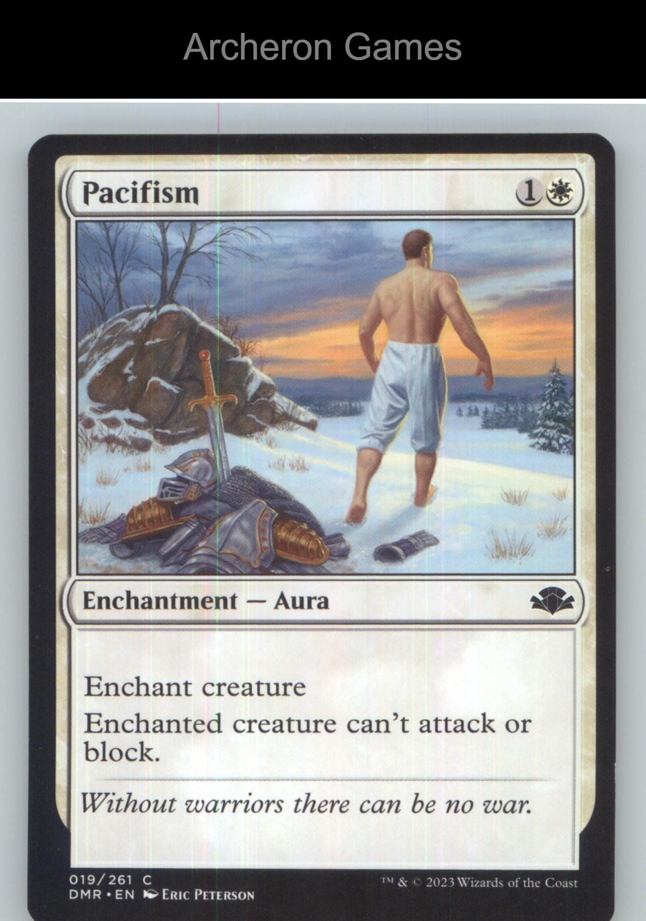 Pacifism DMR 19 C MTG Card NM/EX+