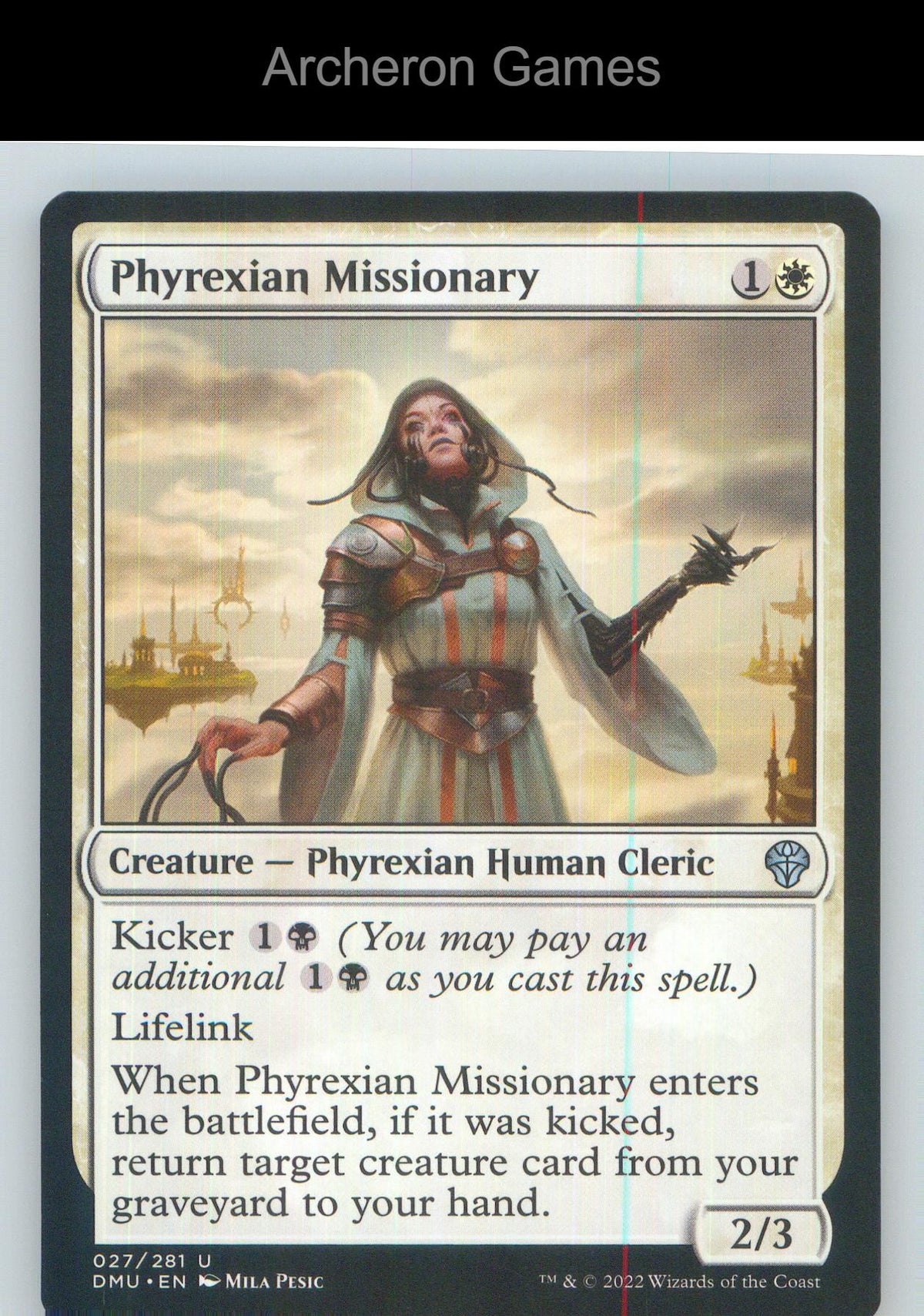Phyrexian Missionary DMU 27 UC MTG Card NM/EX+