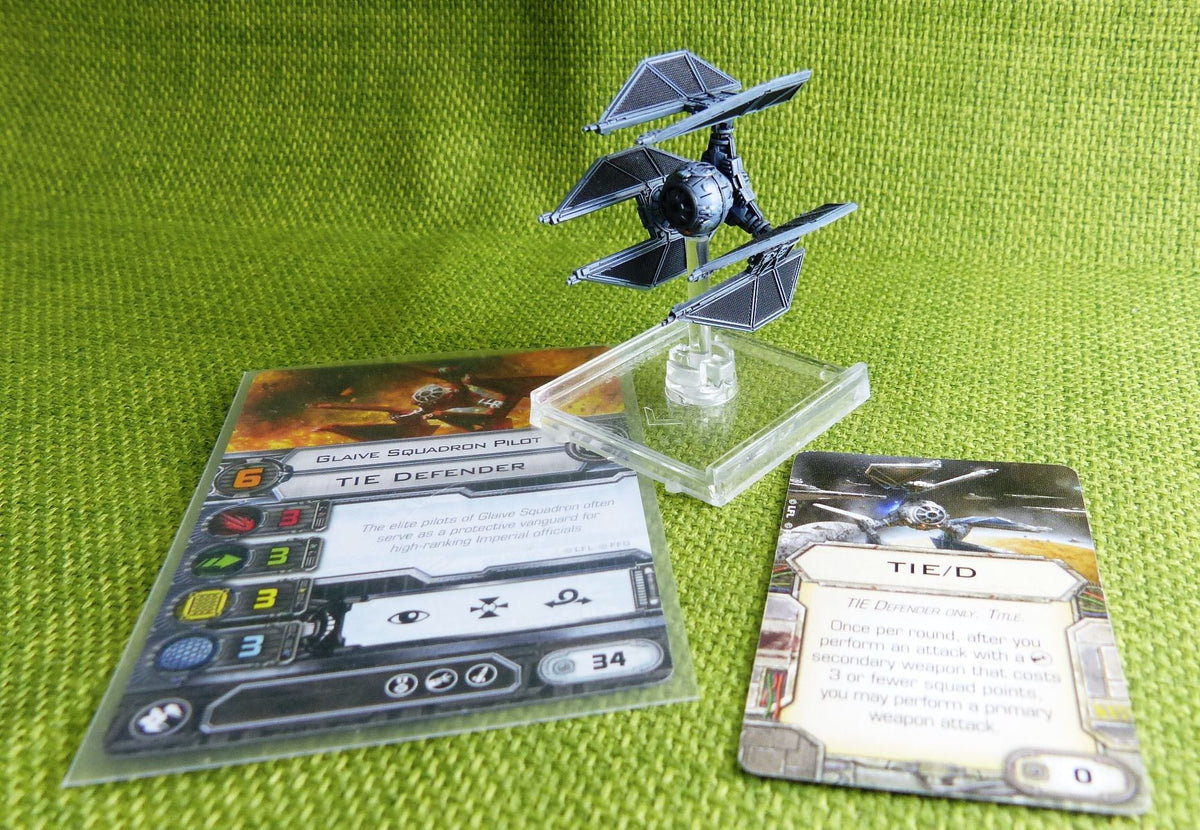 Star Wars - X Wing TIE Defender - X Wing Miniatures #5I