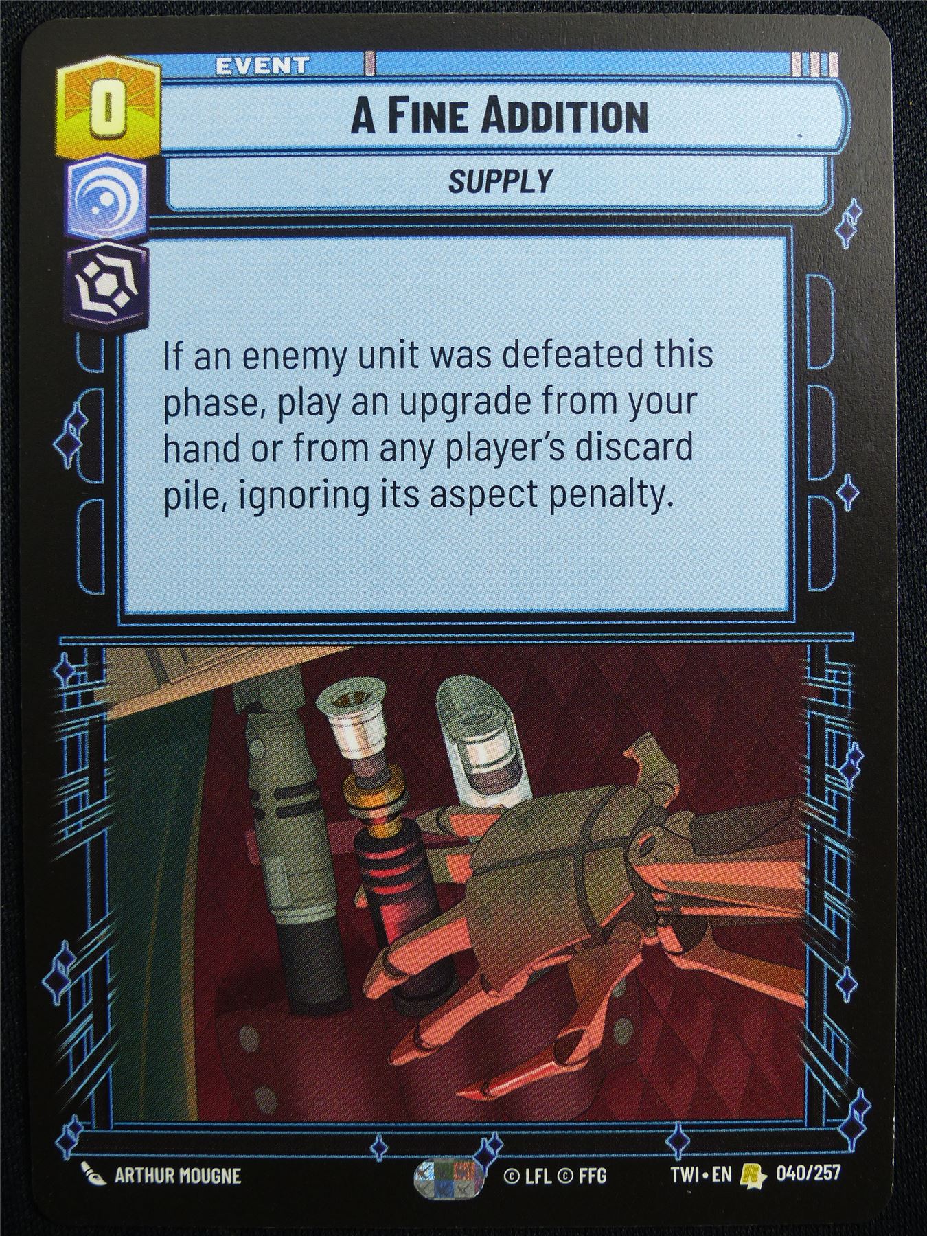 A Fine Addition 040/257 - Star Wars Unlimited Card #4UT